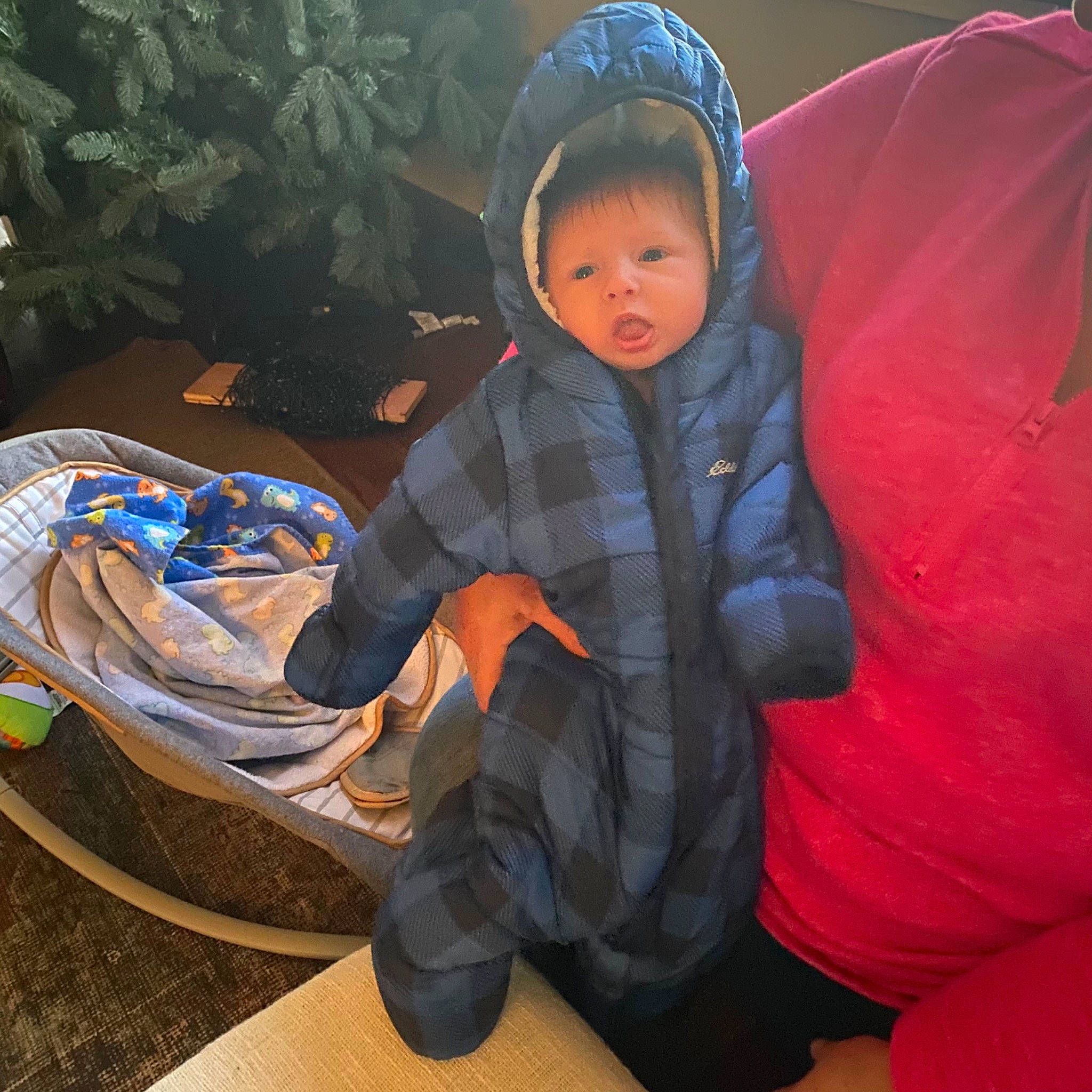 Dallas is registered to the contest to win money with this photo: baby, baby_products, cap, child, comfort, electric_blue, fun, grass, happy, hoodie, jacket, leisure, luggage_and_bags, person, personal_protective_equipment, plant, recreation, sitting, tints_and_shades, toddler