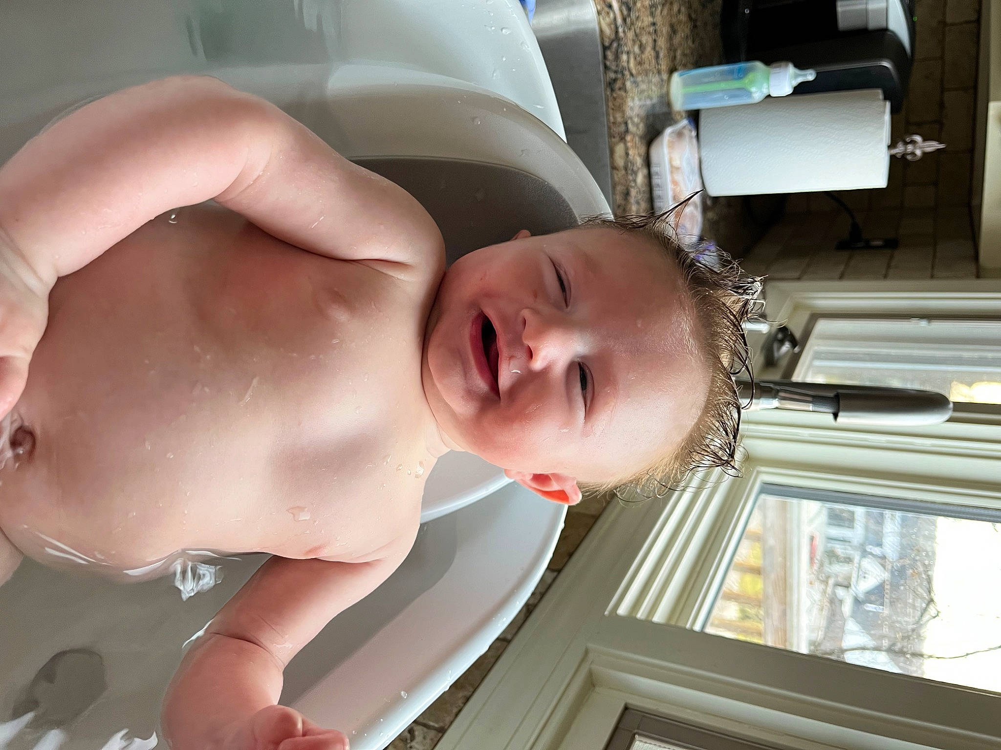 Dallas joined the competition — help win amazing prizes! baby, baby_products, bathing, cheek, chest, comfort, elbow, eyebrow, eyelash, finger, fun, human_body, leg, mouth, nose, person, skin, stomach, toddler, trunk