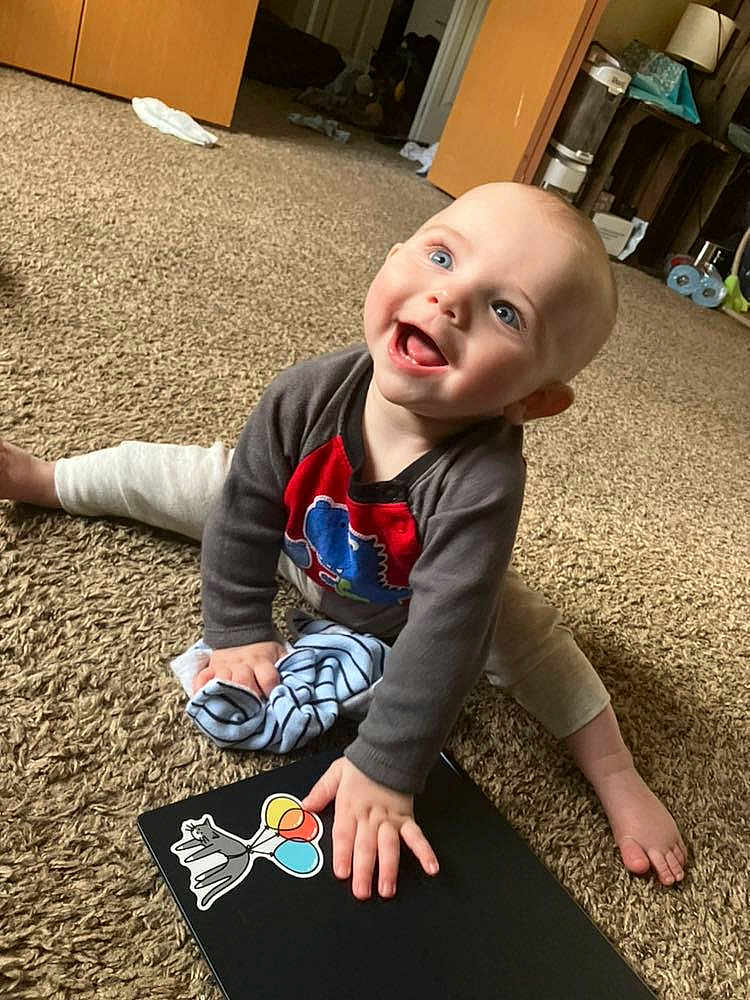 Charles joined the competition — help win amazing prizes! baby, babycrawling, babylaughing, crawling, face, happy, head, person, photography, portrait, sitting
