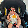 Abel joined the competition — help win amazing prizes! baby, stroller, sunglasses, child, outdoor, sunlight, romper, reflection, seatbelt, warning_label, foot, hand, summer, shade, colorful, cute, infant, casual, relaxing, portrait