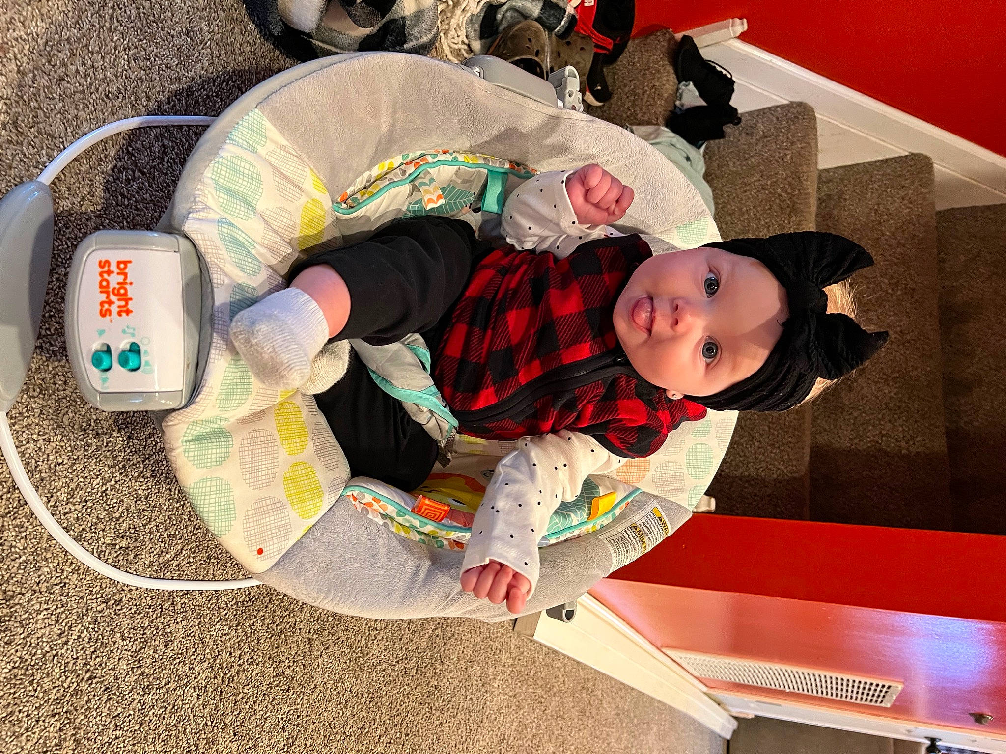 Blakley joined the competition — help win amazing prizes! baby, baby_products, baby_toddler_clothing, baby_toys, carmine, child, circle, comfort, flooring, fun, headwear, mammal, pattern, person, play, room, sitting, toddler, toy