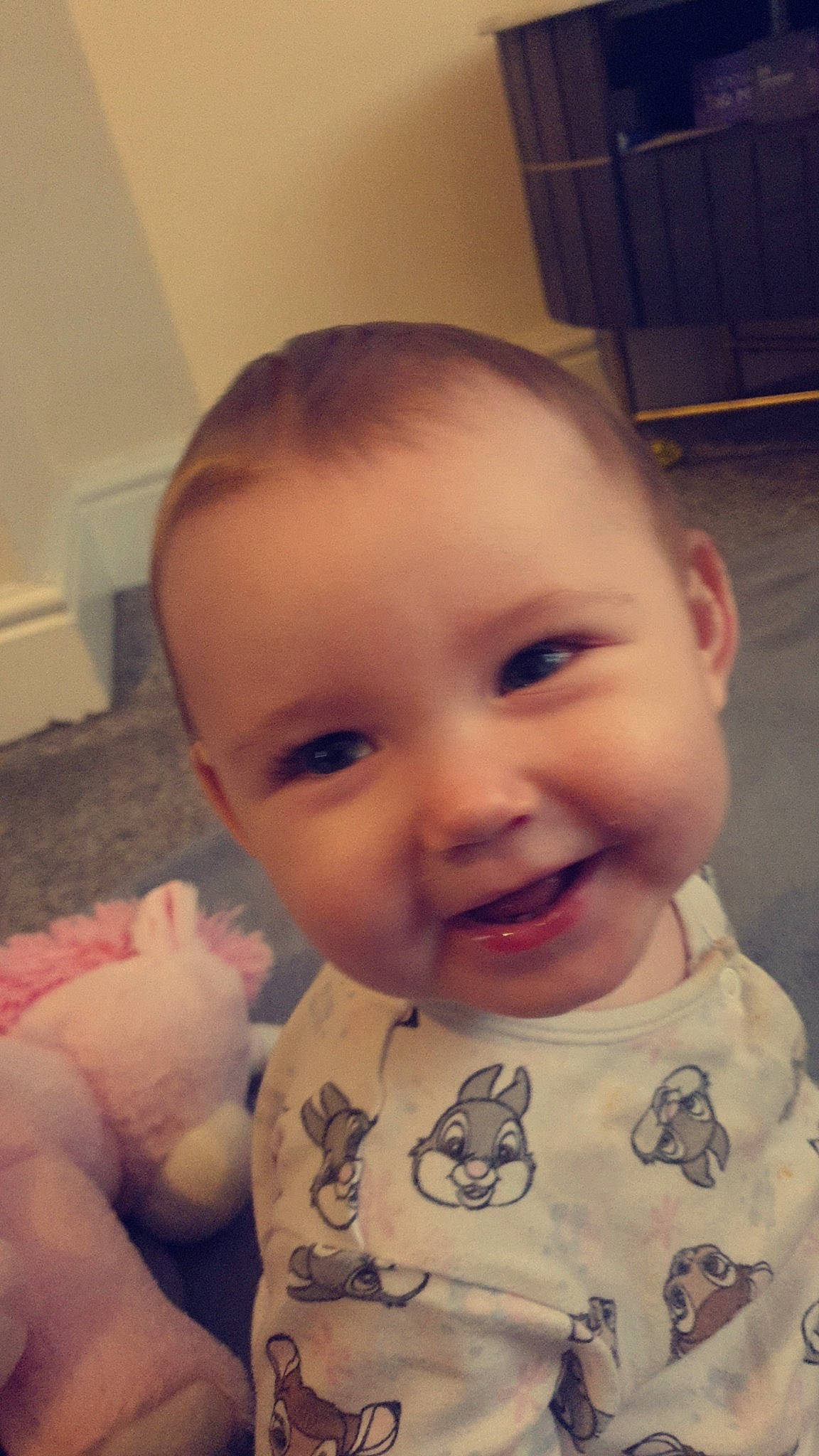 Ava joined the competition — help win amazing prizes! baby, baby_toddler_clothing, cheek, chin, ear, eye, eyebrow, face, forehead, hair, head, human_body, iris, joy, lip, mouth, nose, organ, person, skin