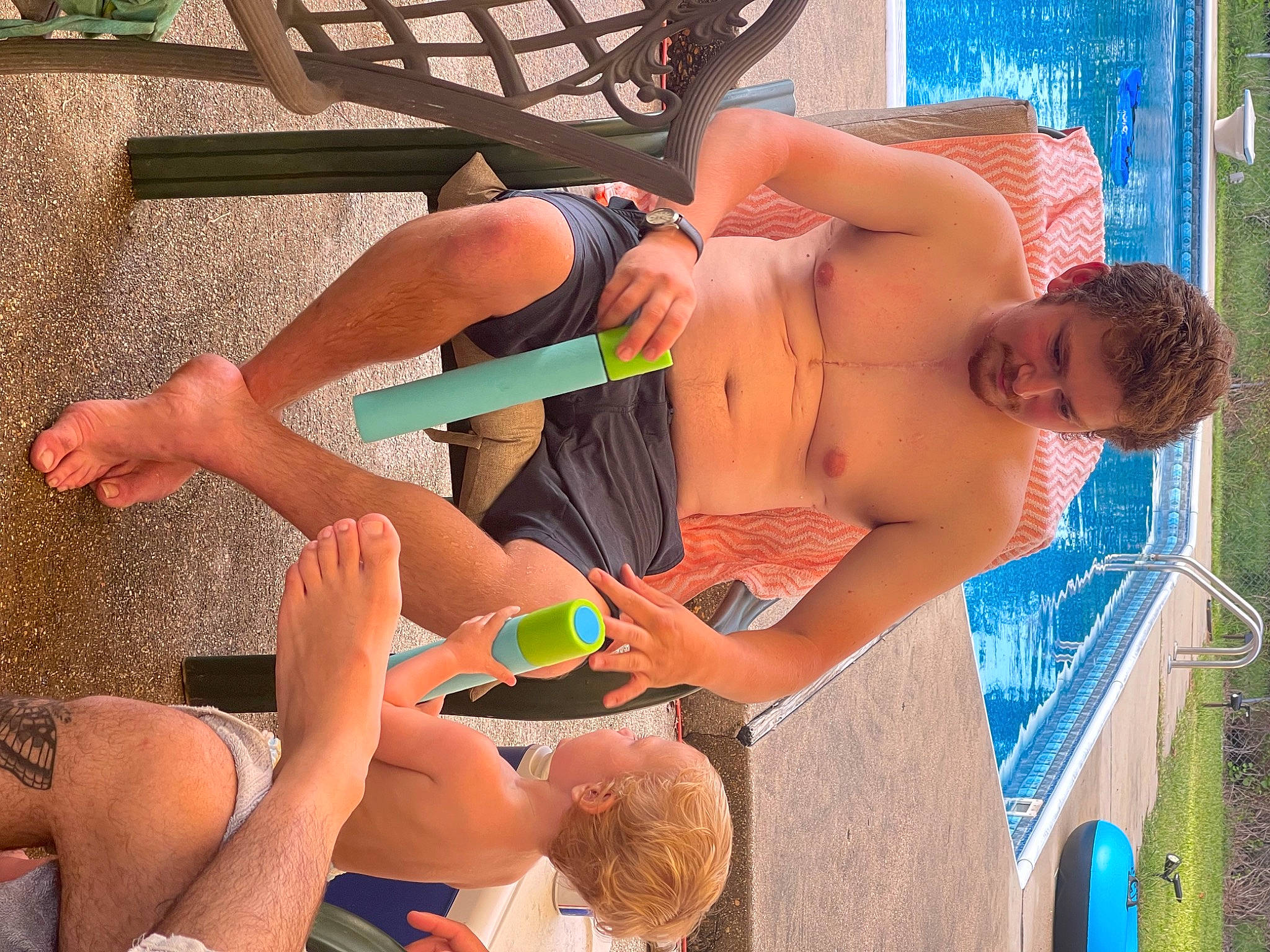 Brentley joined the competition — help win amazing prizes! abdomen, barefoot, brassiere, chest, foot, fun, human_body, human_leg, leg, leisure, muscle, people_on_beach, person, summer, swimsuit_bottom, swimsuit_top, swimwear, thigh, trunk, undergarment