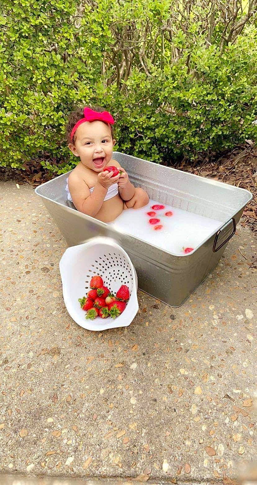 Kynlee joined the competition — help win amazing prizes! child, headwear, leisure, person, petal, plant, play, red, table