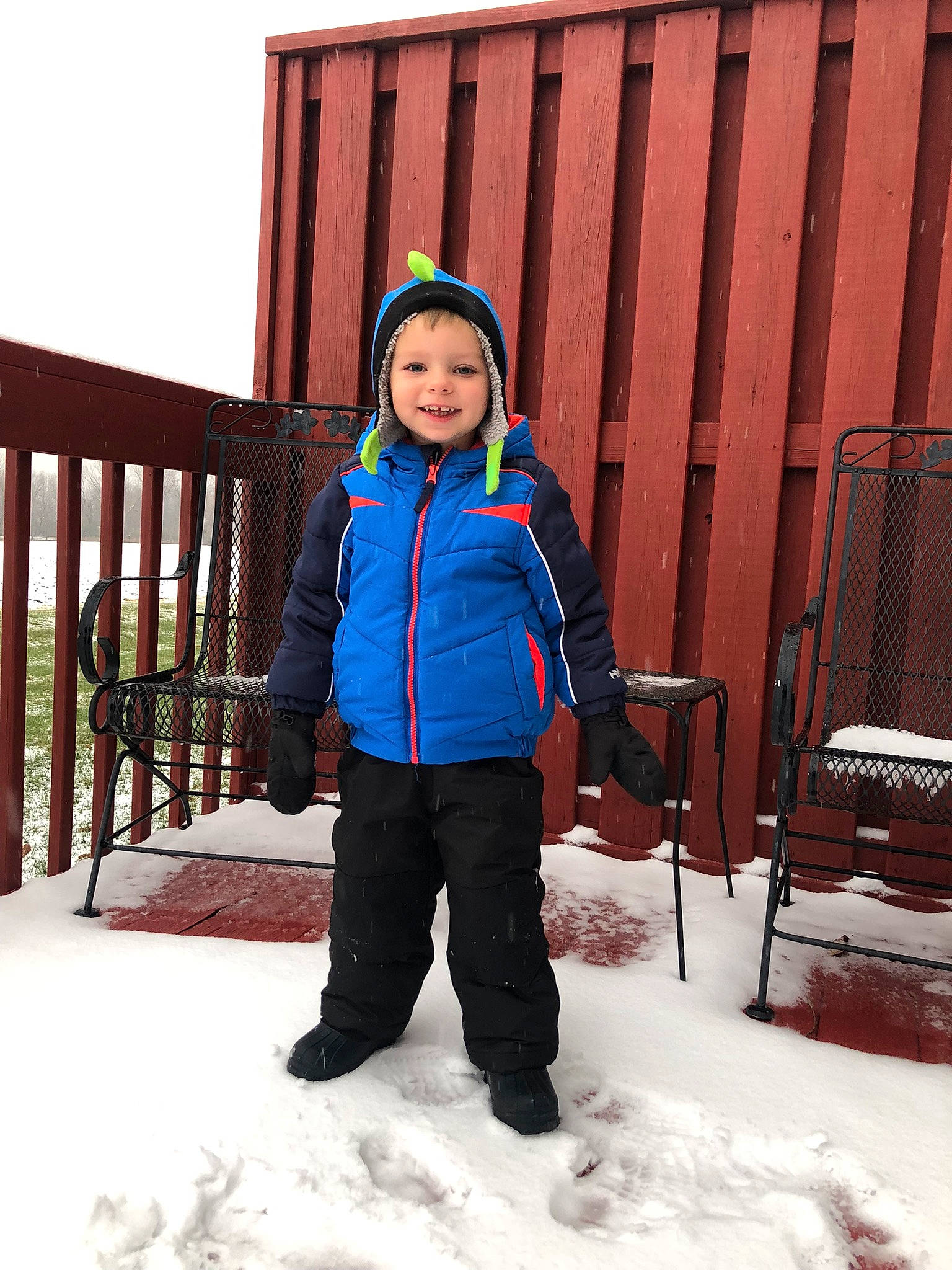 Brooks joined the competition — help win amazing prizes! baby_toddler_clothing, child, electric_blue, freezing, fun, happy, headwear, hood, jacket, joy, leisure, people_in_nature, person, play, playing_with_kids, precipitation, recreation, sleeve, smile, snow