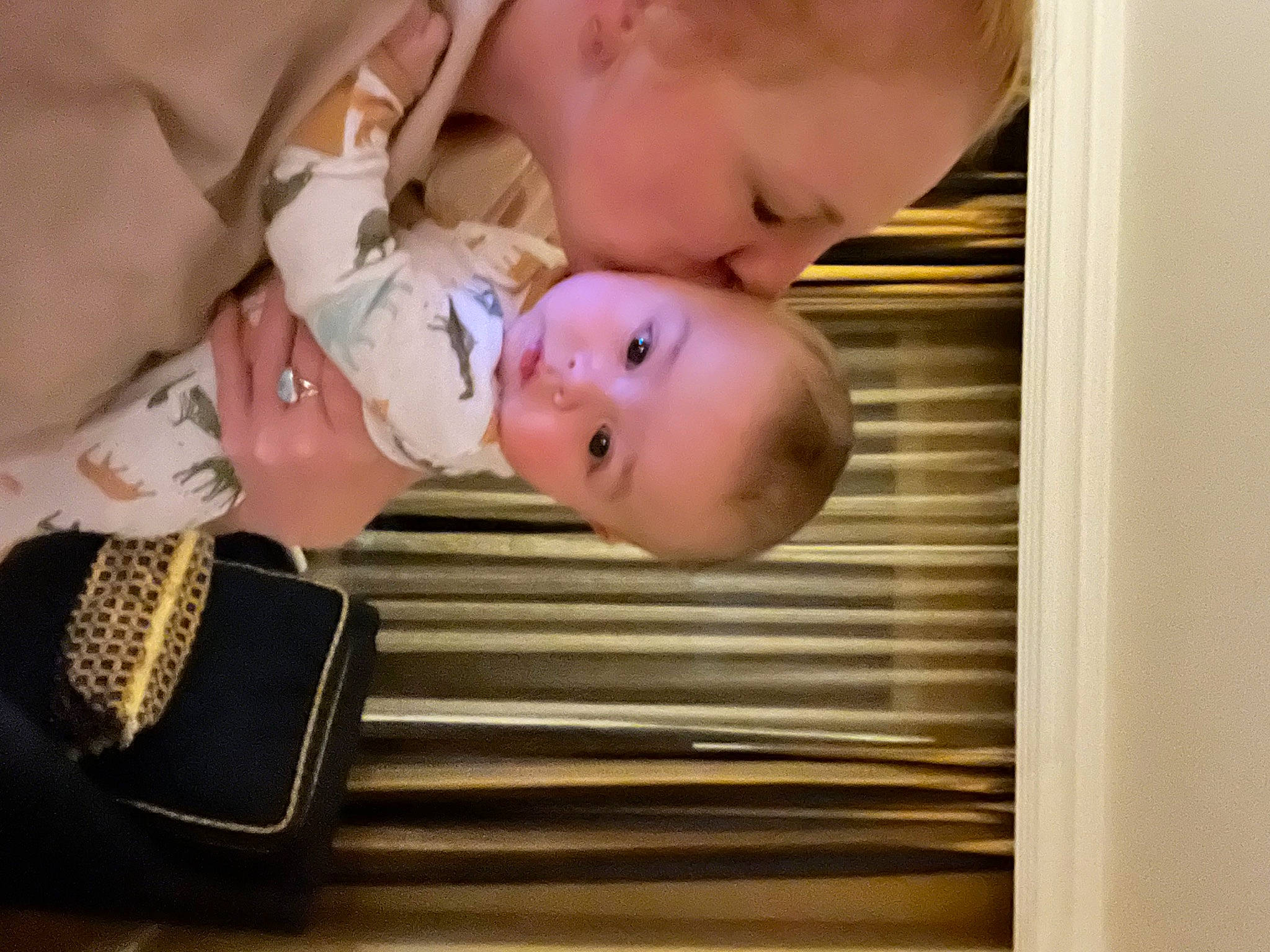 Declan is registered to the contest to win money with this photo: baby, baby_products, baby_toddler_clothing, cheek, child, comfort, dress, eyelash, eyewear, fun, glasses, happy, hat, luggage_and_bags, nose, person, room, skin, smile, toddler