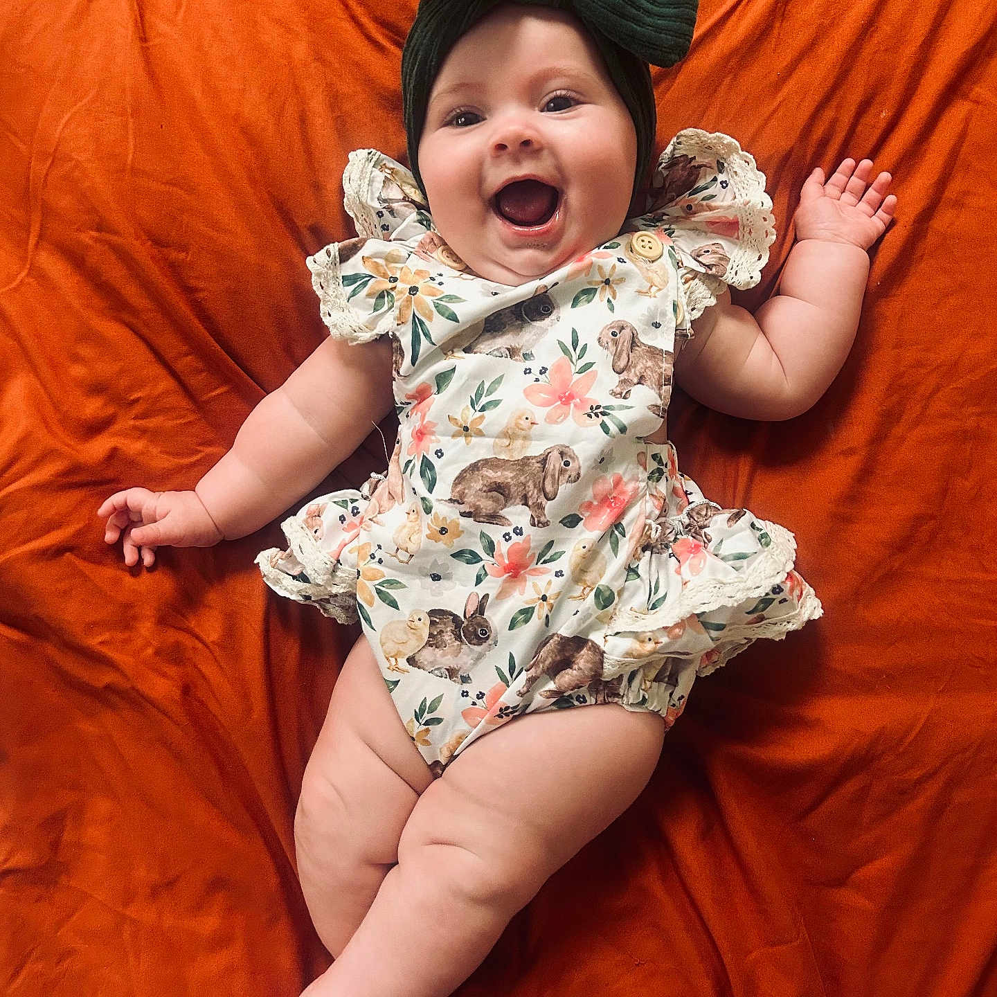 Dakota is registered to the contest to win money with this photo: accessories, architecture, baby, babylaughing, bed, bedroom, blouse, bodypart, building, cap, clothing, costume, couch, cushion, dress, face, fashion, finger, footwear, furniture