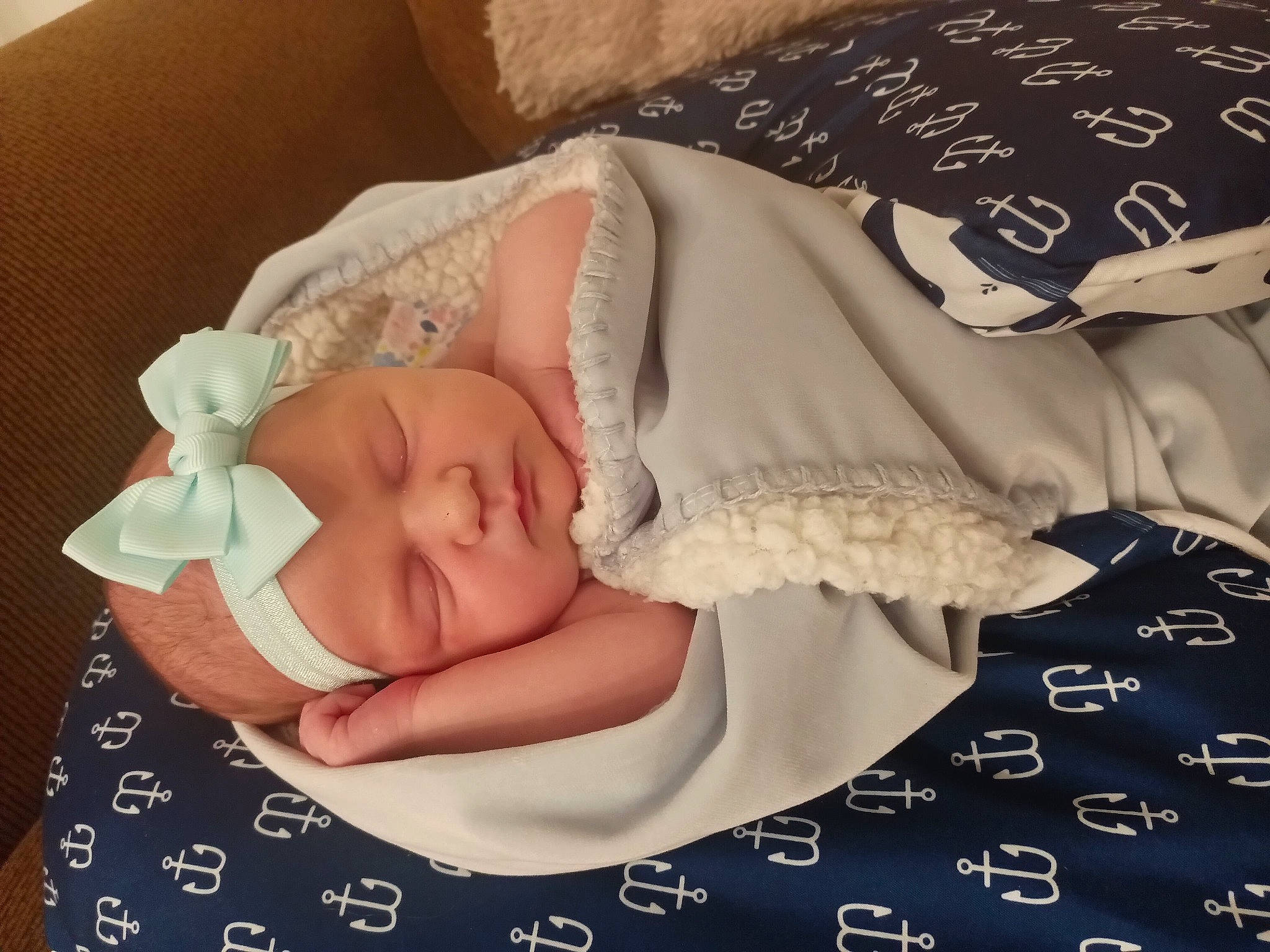 Penelope joined the competition — help win amazing prizes! arm, baby, baby_products, baby_sleeping, baby_toddler_clothing, child, comfort, font, hand, happy, headpiece, headwear, human_body, linens, pattern, peach, person, pink, product, room