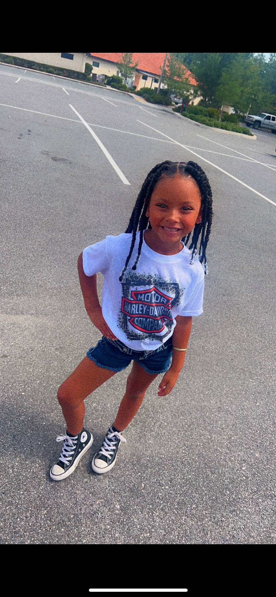 Kylen joined the competition — help win amazing prizes! asphalt, child, electric_blue, fun, grass, hair, happy, head, human_leg, joy, leisure, long_hair, person, recreation, road, road_surface, shorts, sidewalk, smile, t_shirt