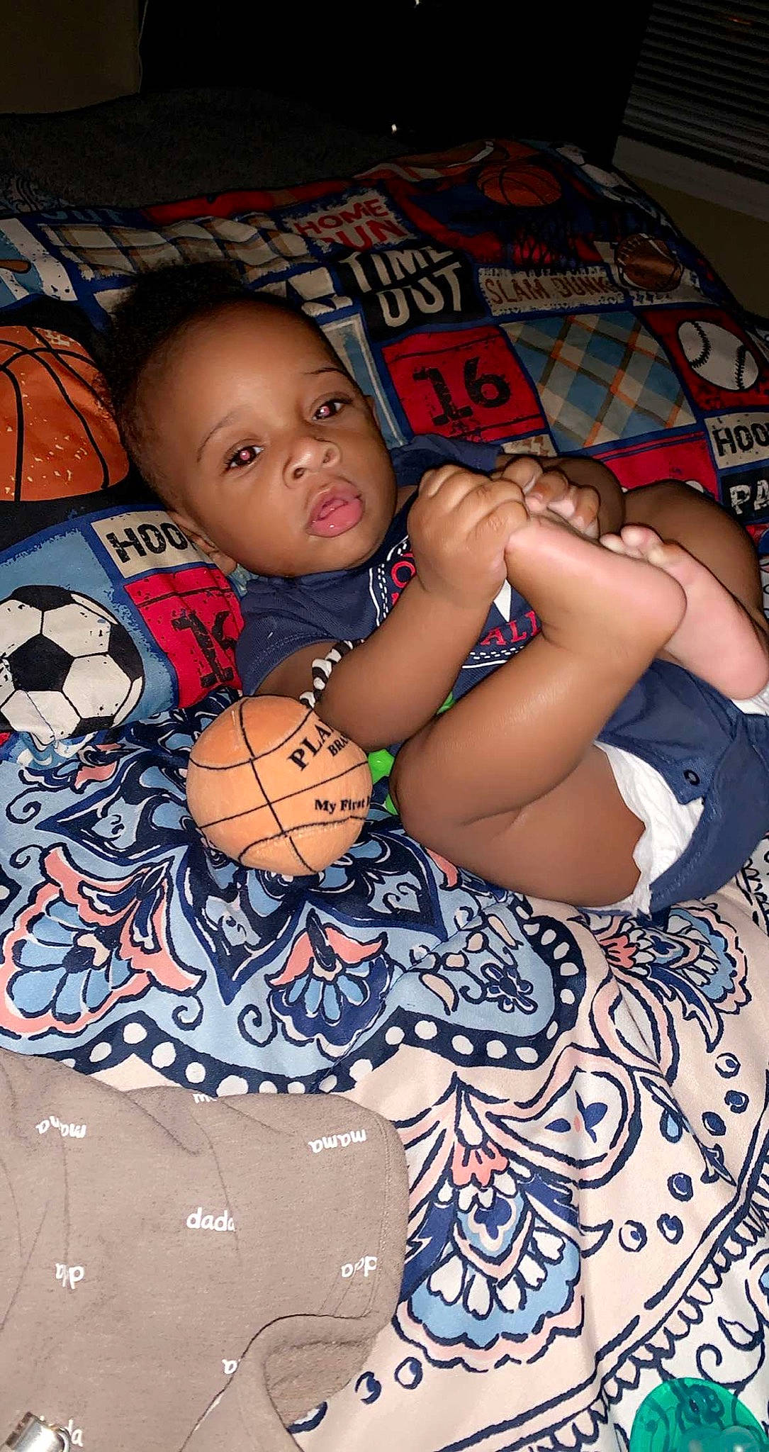 Kannon joined the competition — help win amazing prizes! abdomen, baby, baby_products, baby_toddler_clothing, briefs, cheek, child, diaper, foot, football, human, linens, nail, person, sole, stomach, toddler, toe, trunk, undergarment