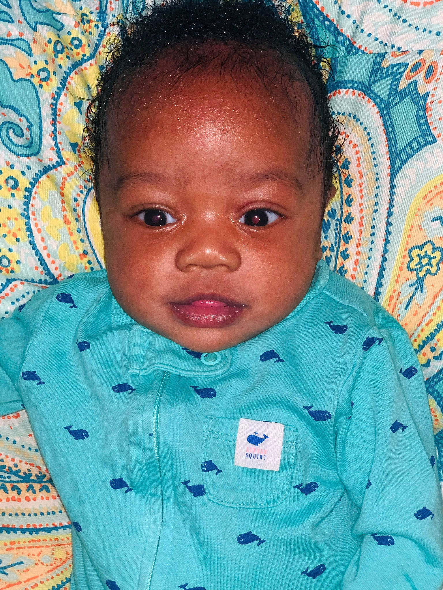 Ricardo is registered to the contest to win money with this photo: adaptation, baby, blue, cheek, child, chin, eye, face, forehead, head, iris, lip, nose, person, skin, smile, toddler, turquoise