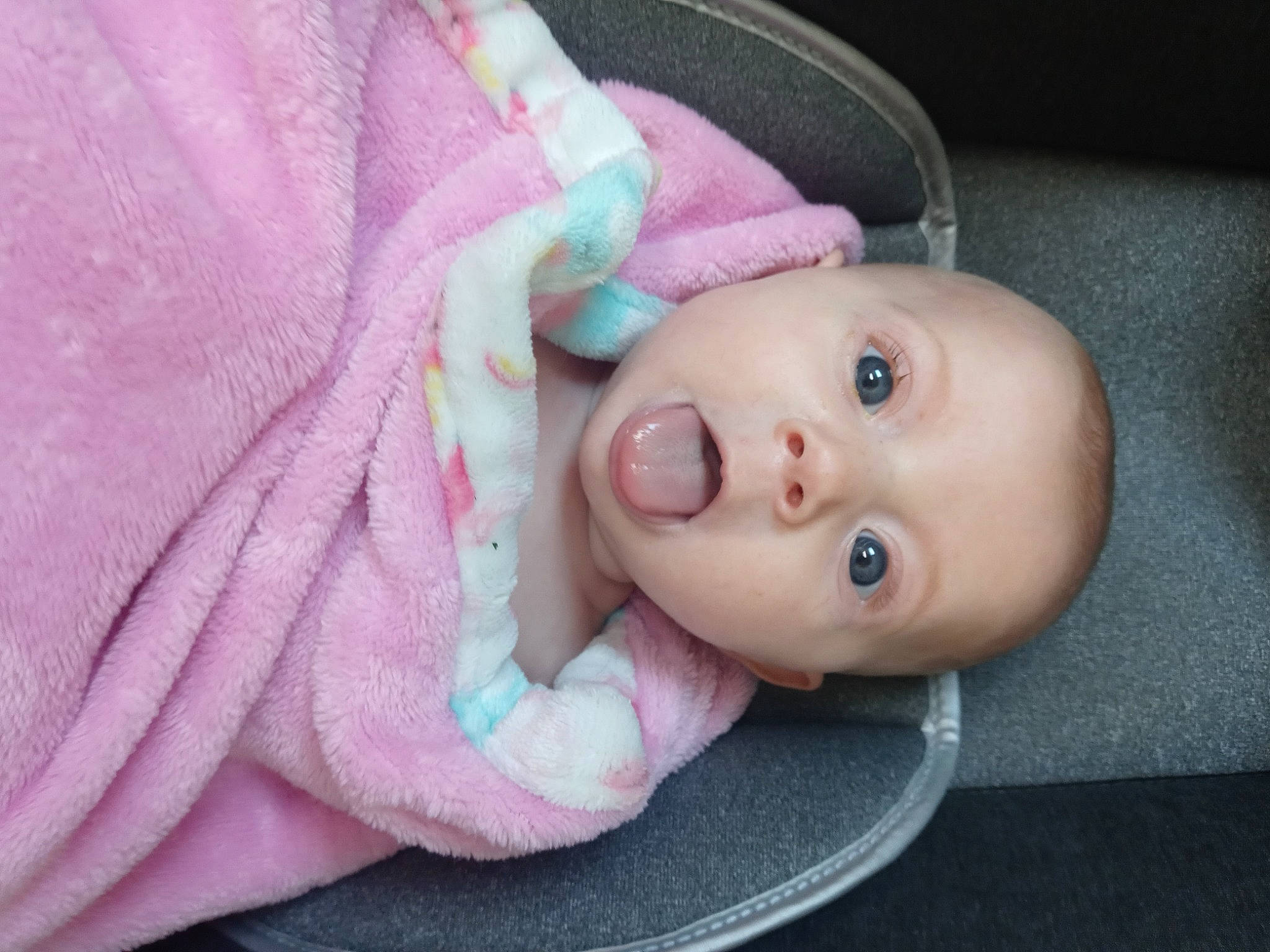 Sophia is registered to the contest to win money with this photo: baby, baby_products, baby_toddler_clothing, cheek, child, doll, dress, eye, eyelash, face, iris, linens, lip, magenta, nose, person, pink, skin, sleeve, toddler