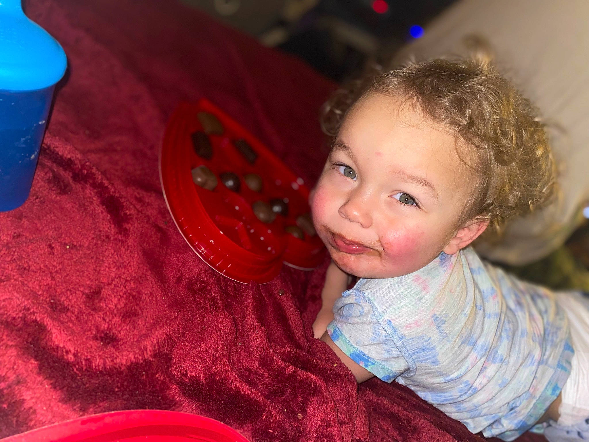 Nicholas joined the competition — help win amazing prizes! baby, baby_toddler_clothing, blue, cheek, child, drinkware, event, eye, flash_photography, fun, happy, iris, joy, light, lighting, person, plastic_bottle, plate, skin, smile