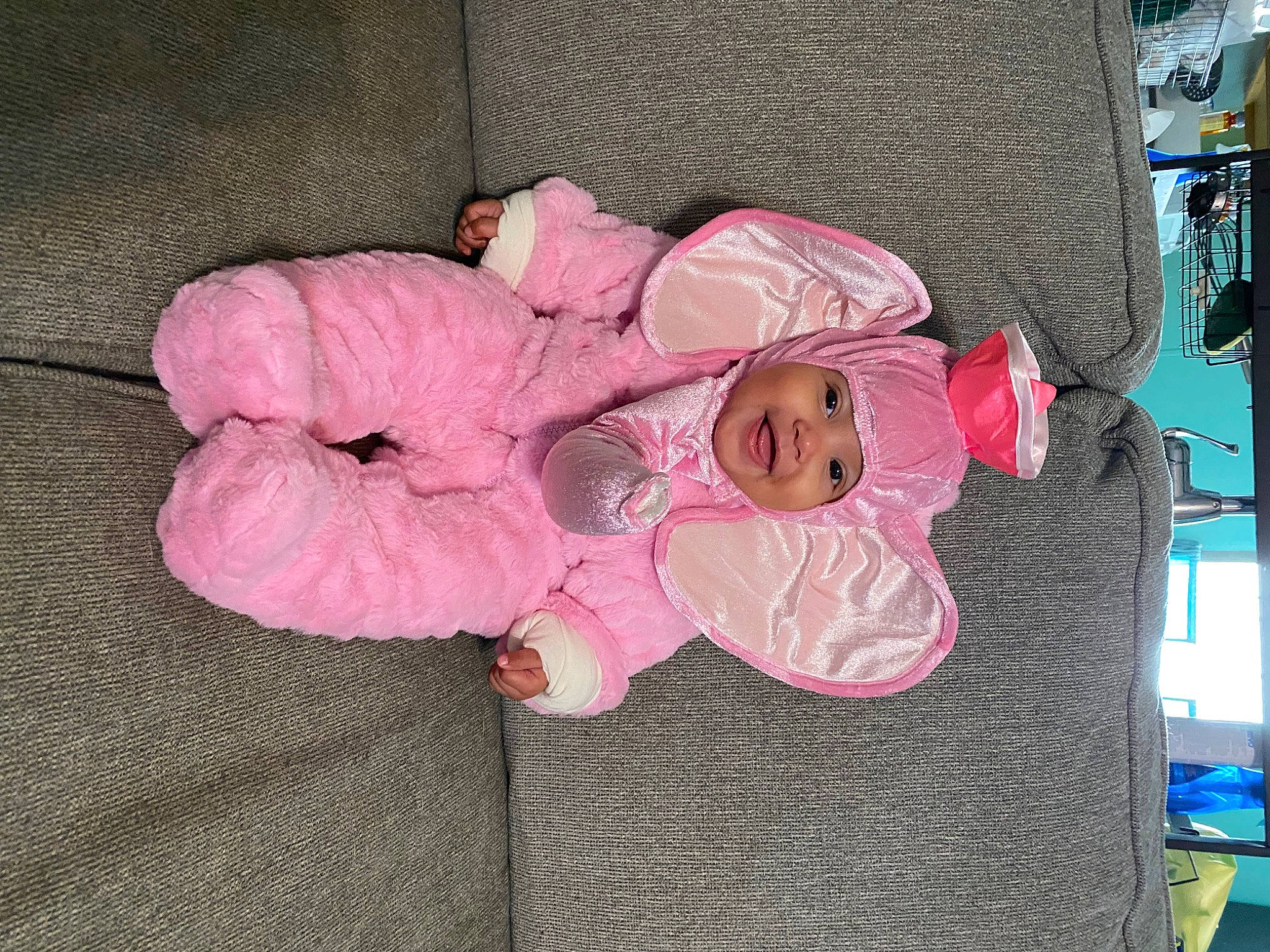 Heaven joined the competition — help win amazing prizes! baby_products, baby_toddler_clothing, child, comfort, headgear, headwear, lap, linens, magenta, person, pink, plant, plush, purple, room, stuffed_toy, toddler, toy, tree, vertebrate