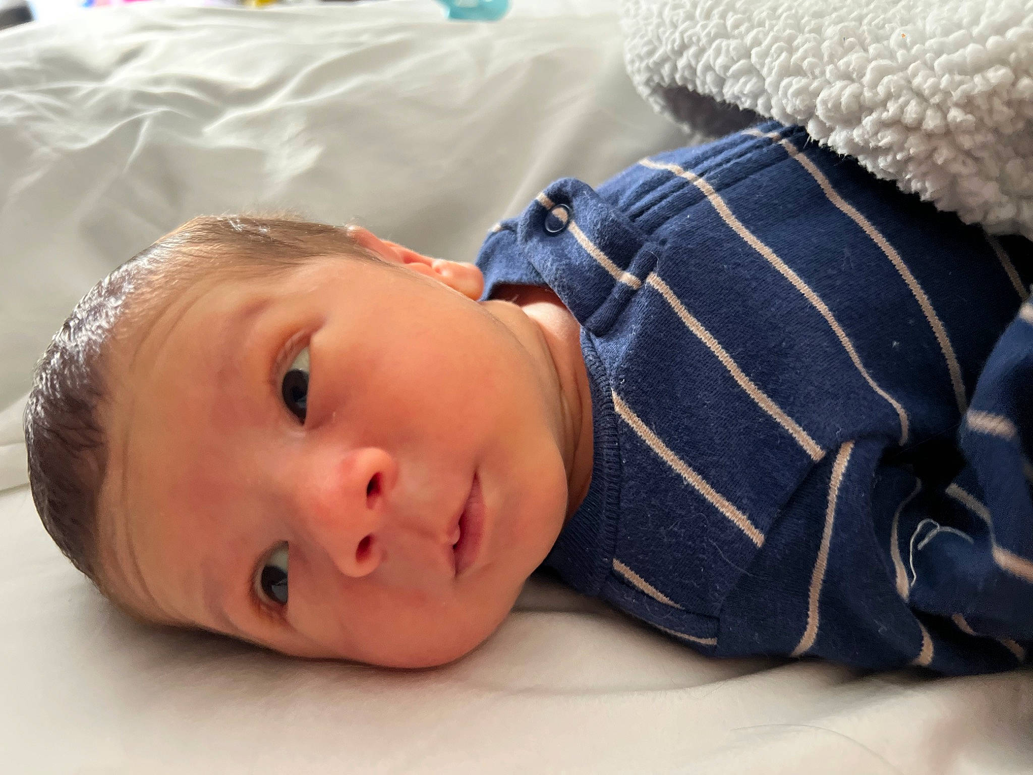 Adrian joined the competition — help win amazing prizes! baby, baby_products, baby_sleeping, baby_toddler_clothing, bedtime, cheek, child, comfort, eyelash, fur, linens, mammal, pattern, person, portrait_photography, skin, sleeve, toddler, vertebrate, wood