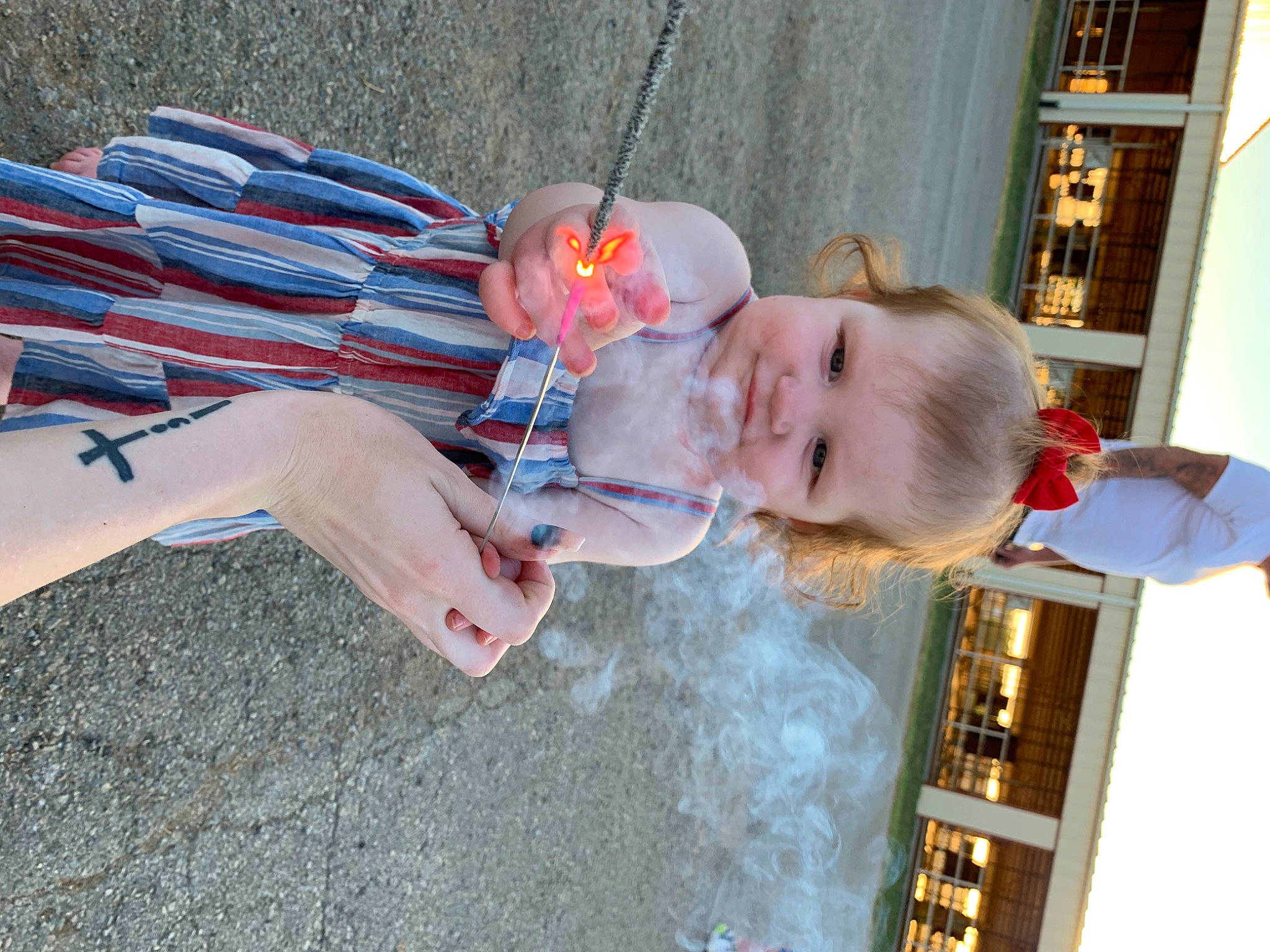 Raelynn joined the competition — help win amazing prizes! baby, baby_toddler_clothing, child, electric_blue, fun, happy, hat, person, sitting, smile, toddler, vacation