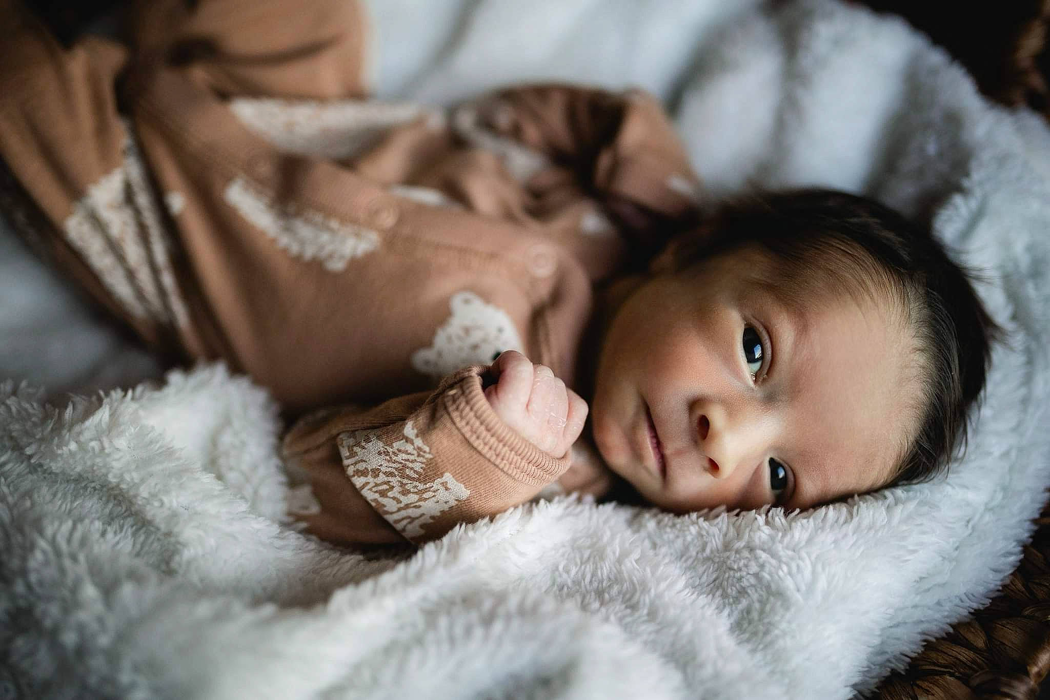 Brixton is registered to the contest to win money with this photo: baby, child, close_up, comfort, eye, eyebrow, eyelash, flash_photography, fur, gesture, happy, headgear, iris, linens, lip, nose, person, skin, textile, tree