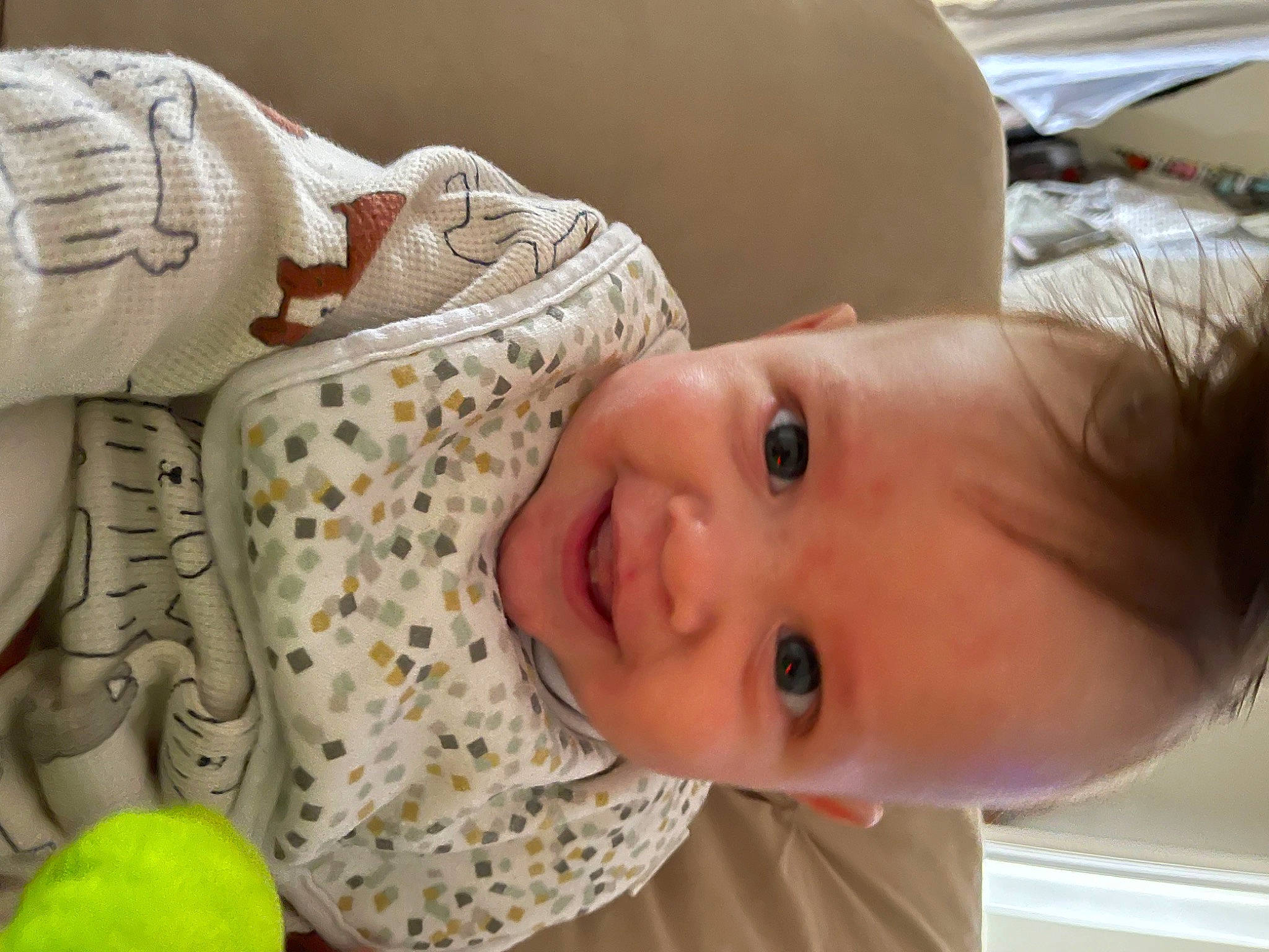 Isaiah joined the competition — help win amazing prizes! baby, baby_products, baby_toddler_clothing, cheek, child, chin, comfort, eye, eyelash, facial_expression, happy, iris, lip, mouth, nose, person, skin, smile, toddler, white