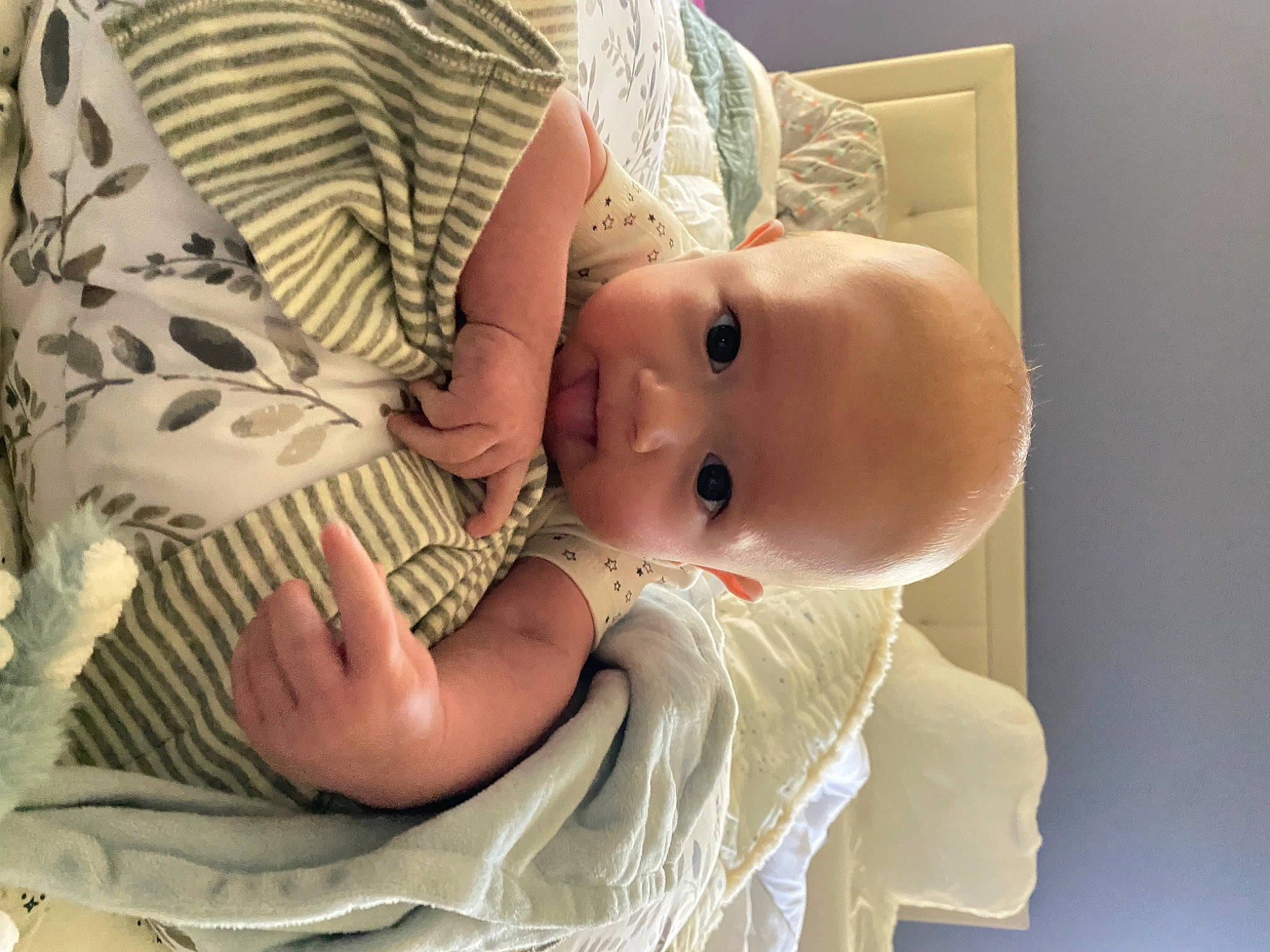Bryce joined the competition — help win amazing prizes! abdomen, baby, baby_products, baby_sleeping, baby_toddler_clothing, bedtime, cheek, child, comfort, eyelash, fashion_accessory, finger, happy, hat, jewellery, linens, pattern, person, skin, sleeve