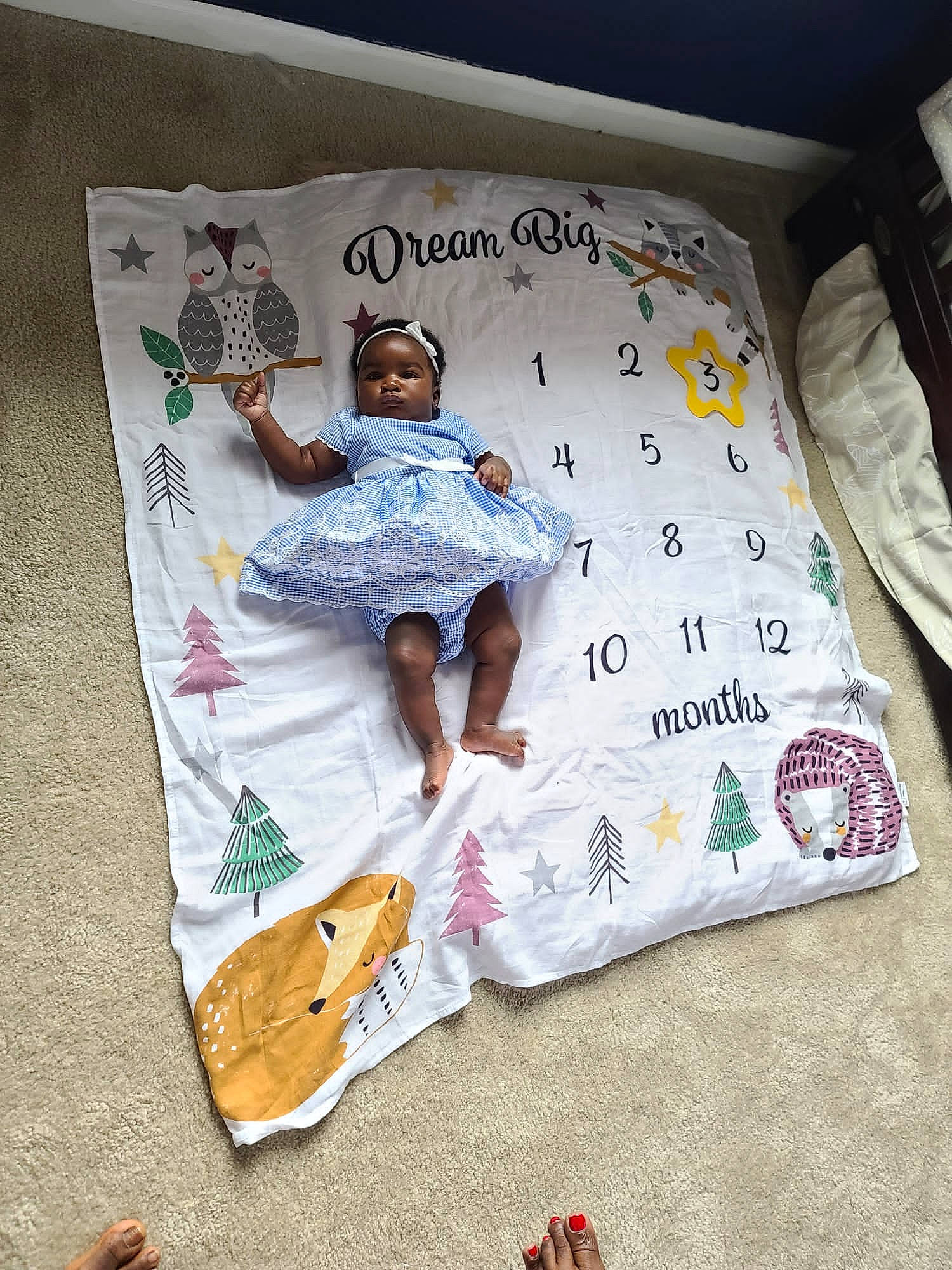 Aurora is registered to the contest to win money with this photo: advertising, art, bed, bedding, child, comfort, craft, flooring, font, leisure, linens, paper, pattern, person, publication, room, sleeve, t_shirt, textile, world