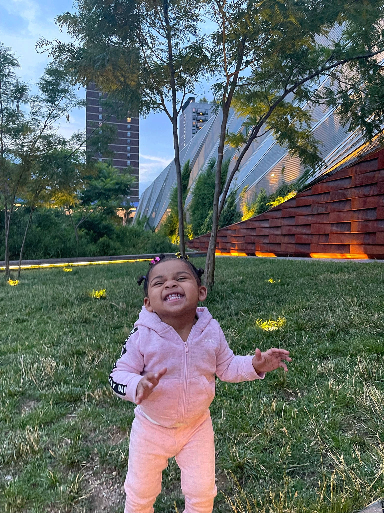 Maleah joined the competition — help win amazing prizes! baby, botany, eye, fun, grass, grass_family, grassland, happy, joy, landscape, leaf, leisure, meadow, people_in_nature, person, plant, playing_with_kids, public_space, sky, smile