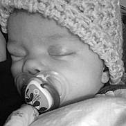 Stella joined the competition — help win amazing prizes! baby, birth, black_and_white, child, headgear, monochrome, mouth, nose, photography, sleep, toddler