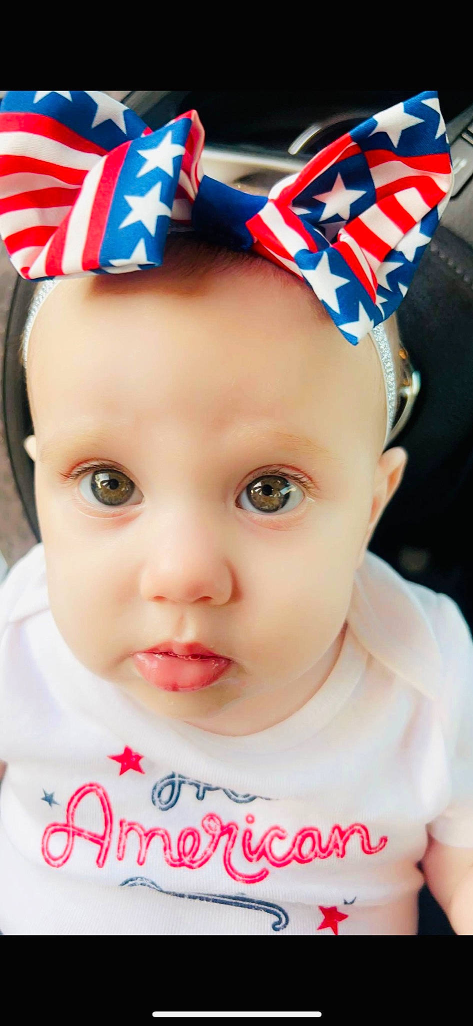 Madelyn joined the competition — help win amazing prizes! baby, blue, cap, cheek, child, chin, costume_hat, ear, eyebrow, eyelash, hairstyle, happy, lip, nose, party_hat, person, pink, skin, toddler, wheel