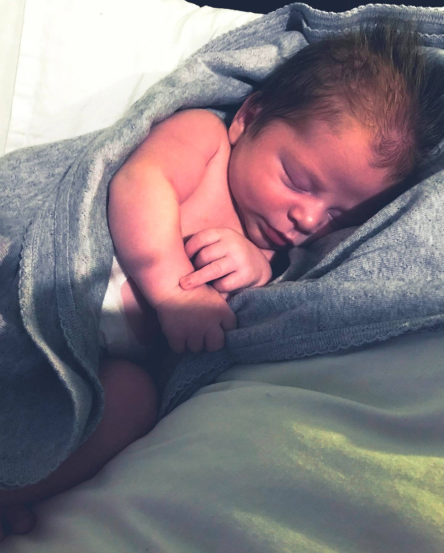 Khai is registered to the contest to win money with this photo: baby, baby_sleeping, bedding, bedtime, blanket, child, cloud, comfort, flash_photography, flesh, fur, happy, linens, love, nap, person, portrait_photography, room, sitting, sleep