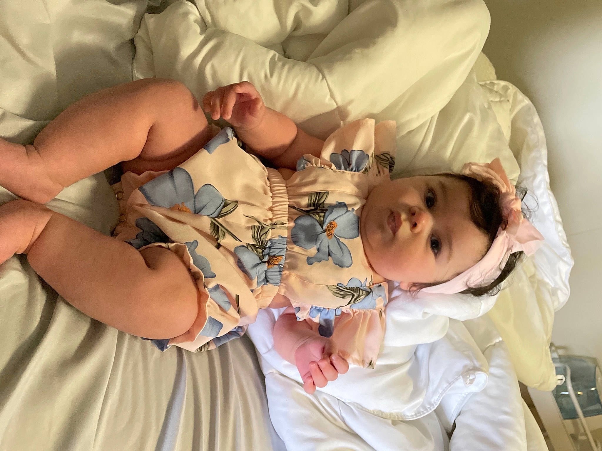 Vada joined the competition — help win amazing prizes! abdomen, baby, baby_sleeping, baby_toddler_clothing, chest, child, comfort, event, eyelash, finger, gesture, happy, human_body, joint, linens, nail, person, skin, textile, thumb