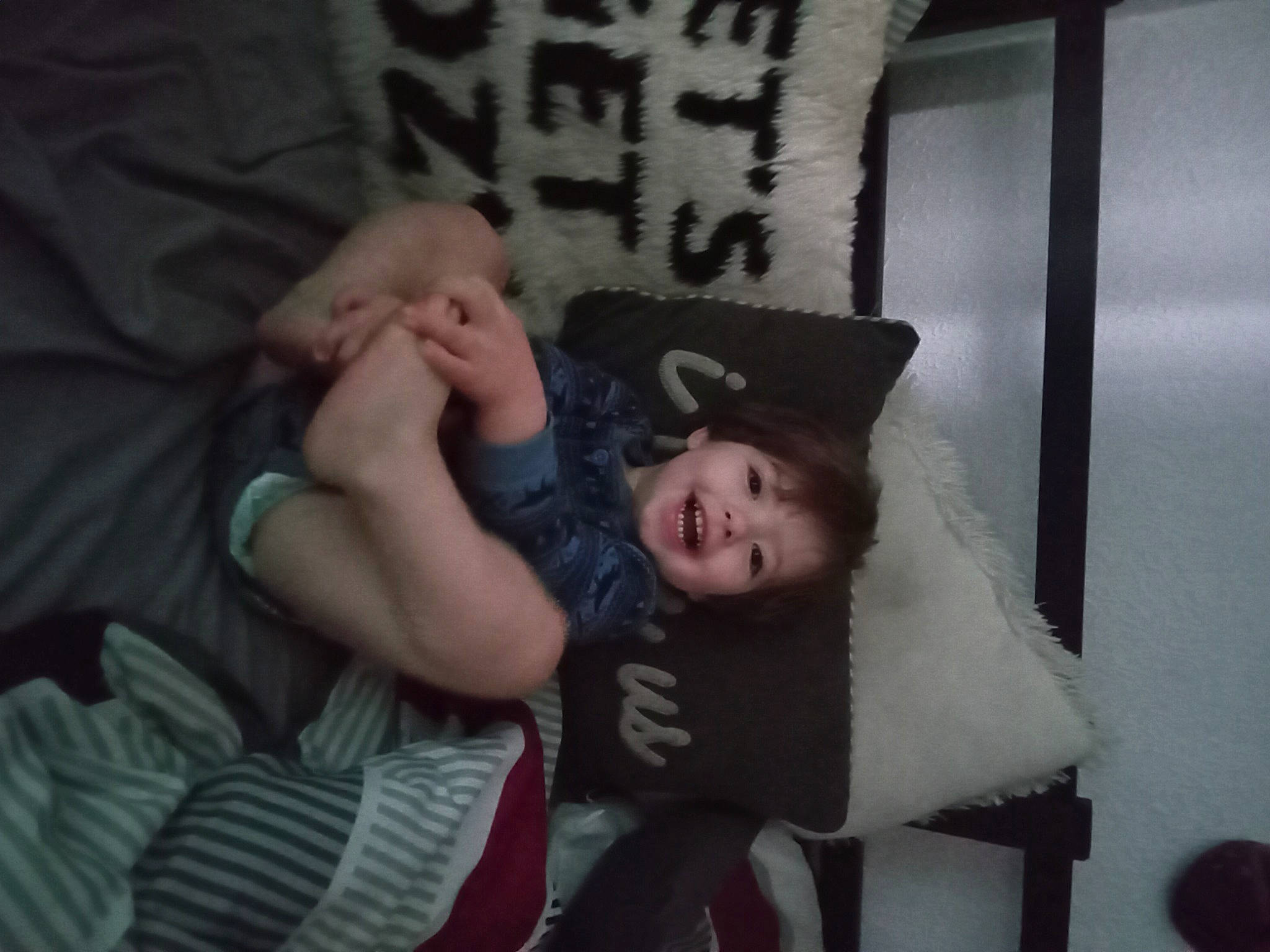 Zane Rayden joined the competition — help win amazing prizes! baby, baby_toddler_clothing, child, comfort, elbow, fun, fur, gesture, human_leg, joy, linens, person, pillow, room, sitting, sock, thigh, thumb, toddler