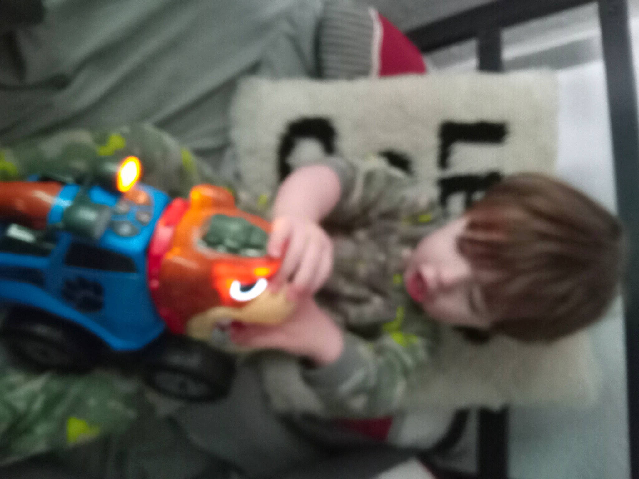 Zane Rayden Vestal is registered to the contest to win money with this photo: baby, baby_products, baby_toys, child, comfort, fictional_character, fun, gadget, games, input_device, person, picture_frame, plastic, play, recreation, room, sitting, stuffed_toy, toddler, toy