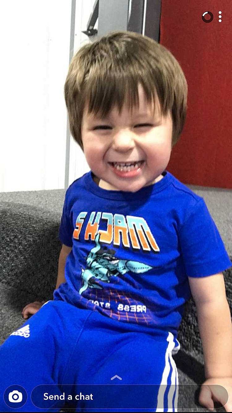 Avielle is registered to the contest to win money with this photo: baby_toddler_clothing, bangs, cheek, child, clothing, cool, couch, electric_blue, facial_expression, fun, hairstyle, happy, iris, joy, nose, person, shoulder, sitting, sleeve, smile