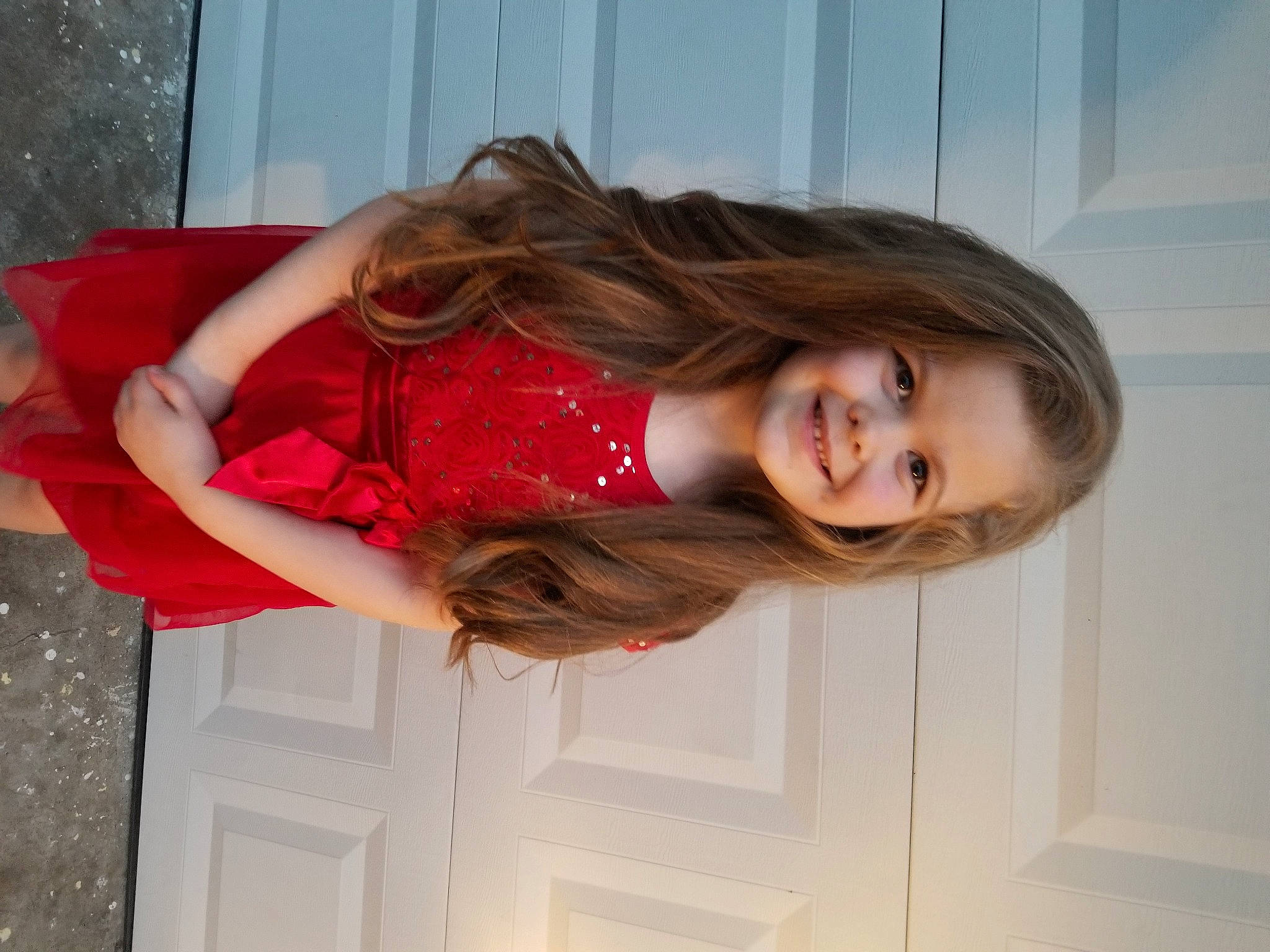 Audrey joined the competition — help win amazing prizes! brown_hair, child, child_model, hair, hair_coloring, hairstyle, joy, long_hair, person, photography, red, smile