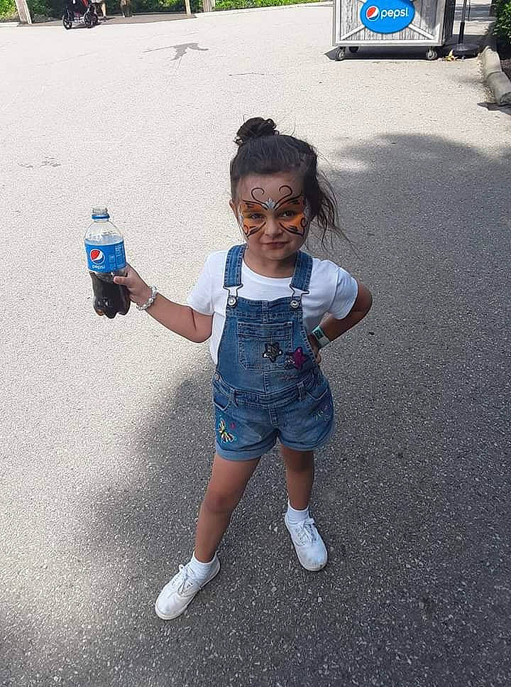 Alaeya joined the competition — help win amazing prizes! asphalt, car, child, cloud, fun, happy, people, person, play, recreation, road, shoe, smile, snapshot, street, summer, toddler, tourism, vacation, vehicle