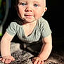 baby, child, crawling, blue_eyes, carpet, soft_texture, sunlight, close_up, cute, infant, skin, hands, face, smile, toddler, clothing, indoor, portrait, young, person