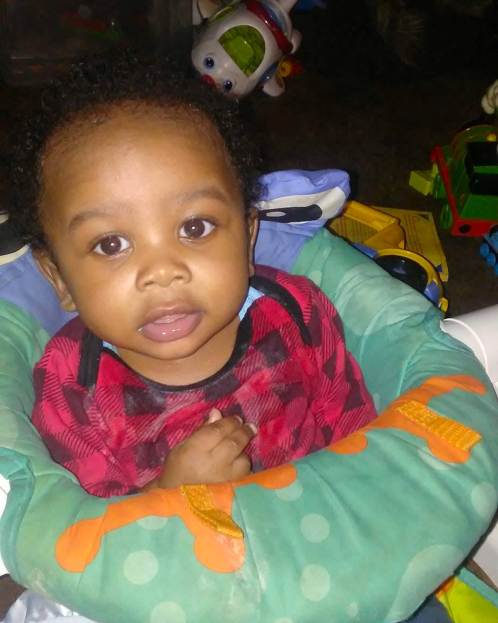 Teryion is registered to the contest to win money with this photo: cheek, child, day, eye, face, fun, girl, head, infant, iris, person, play, product, skin, smile, toddler