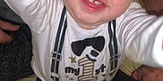 Kaede is registered to the contest to win money with this photo: baby, bodypart, clothing, face, finger, furniture, hand, happy, head, jeans, laughing, mouth, pants, person, photography, portrait, shirt, smile, t_shirt, teeth