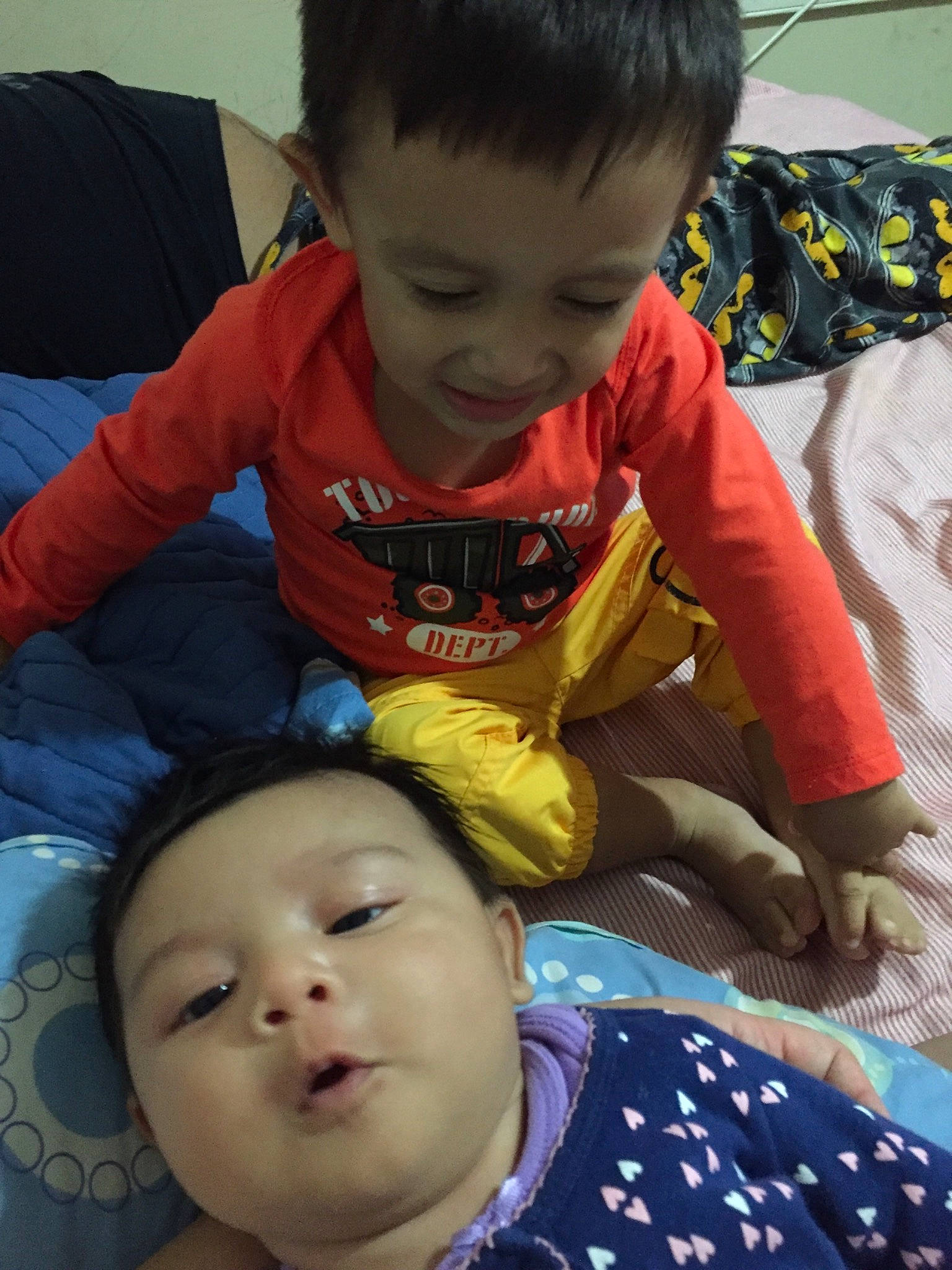 Kyden is registered to the contest to win money with this photo: baby, cheek, child, joy, nose, person, play, smile, toddler