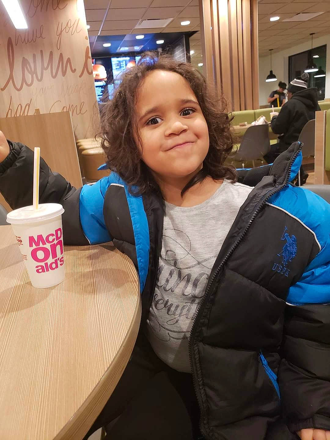 Athena is registered to the contest to win money with this photo: backpack, beauty, camera, chair, community, electric_blue, event, flooring, fun, joy, leisure, luggage_and_bags, people, person, photograph, recreation, room, smile, snapshot, t_shirt