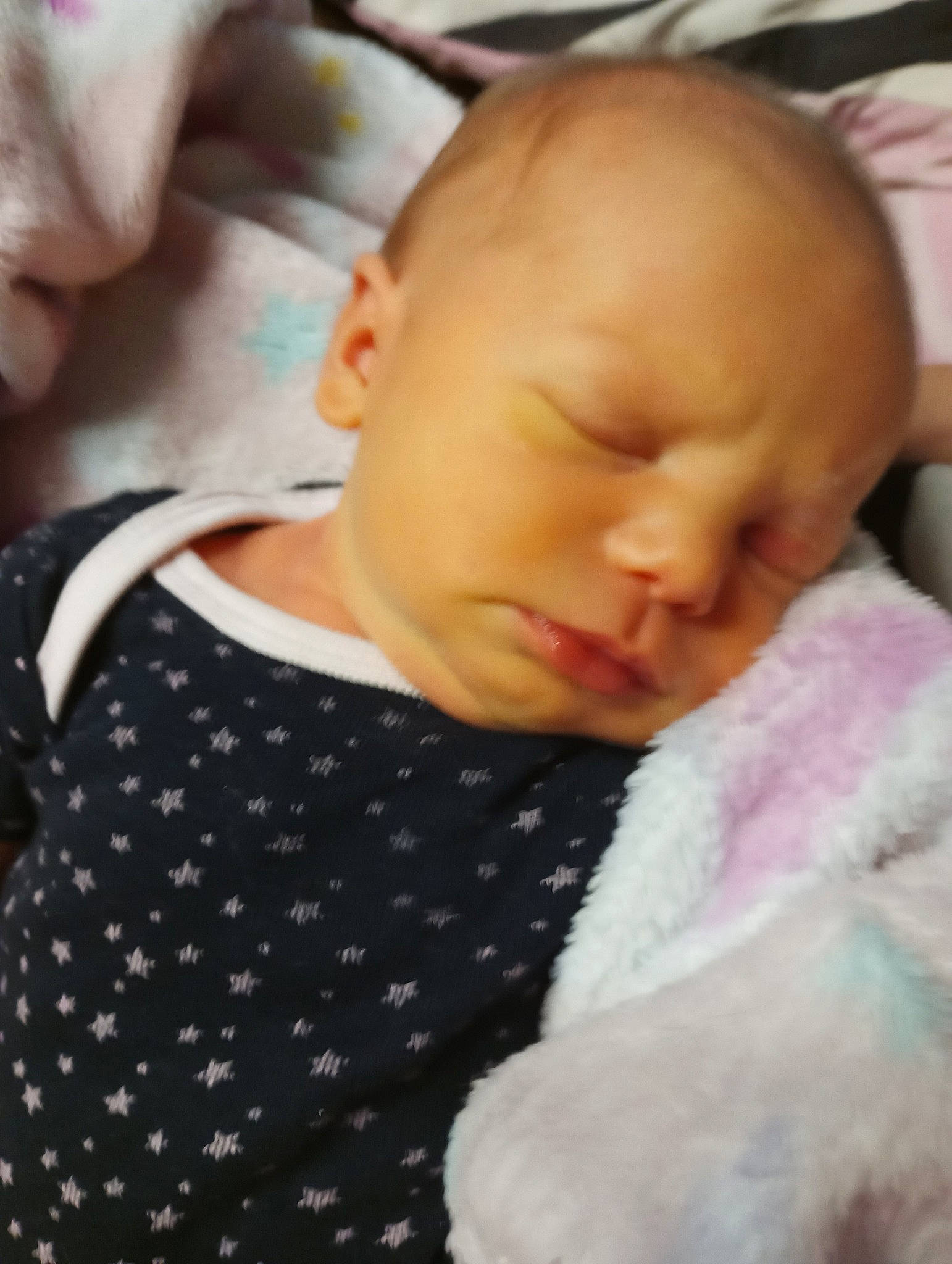Deanna joined the competition — help win amazing prizes! baby, baby_products, baby_sleeping, baby_toddler_clothing, cheek, child, comfort, eyelash, facial_expression, finger, gesture, mouth, neck, nose, pattern, person, product, skin, sleeve, textile