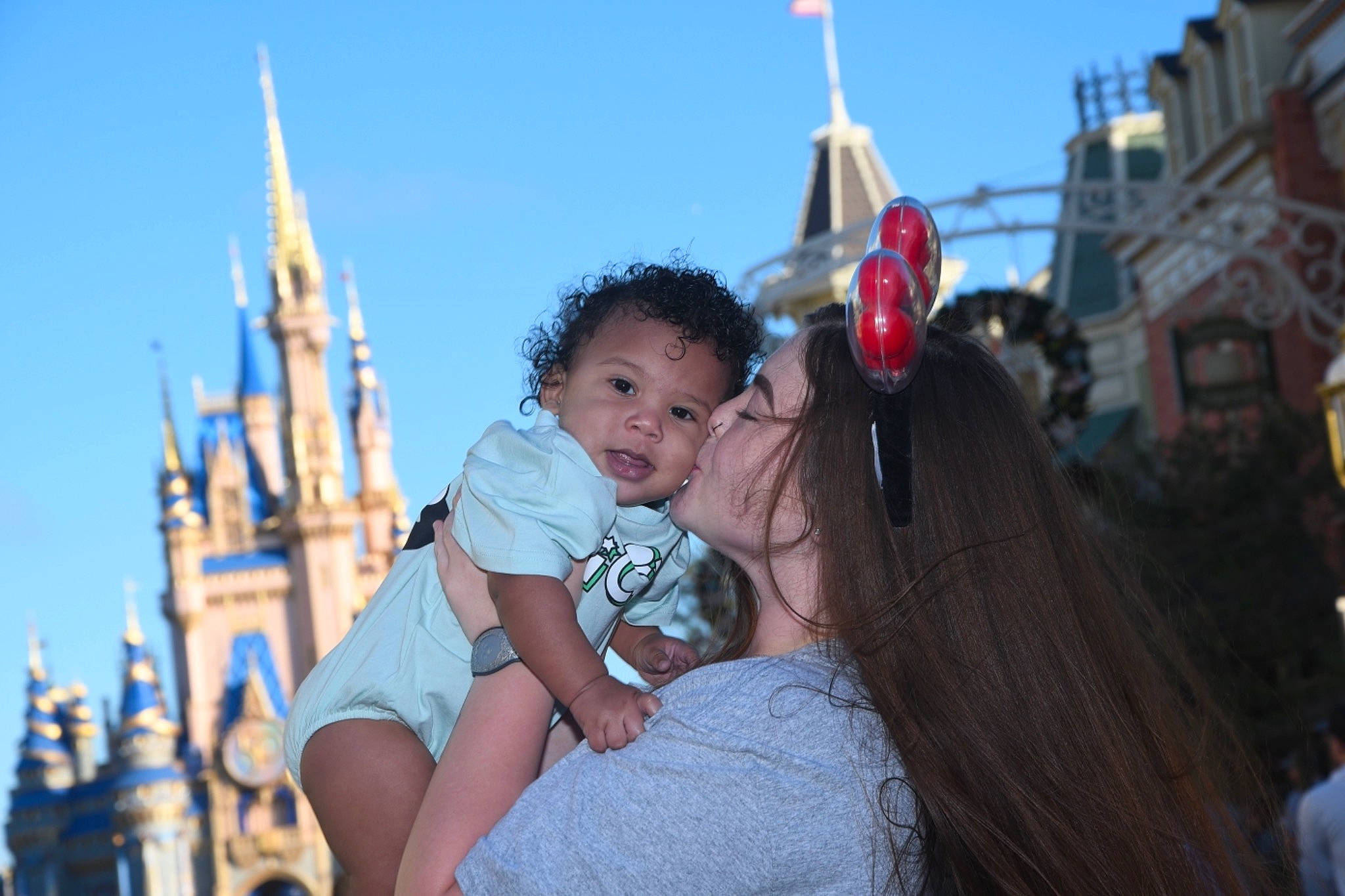 Kellen joined the competition — help win amazing prizes! building, city, crowd, event, flag, fun, happy, leisure, person, recreation, sky, smile, spire, street, temple, toddler, tourism, tradition, travel, vacation