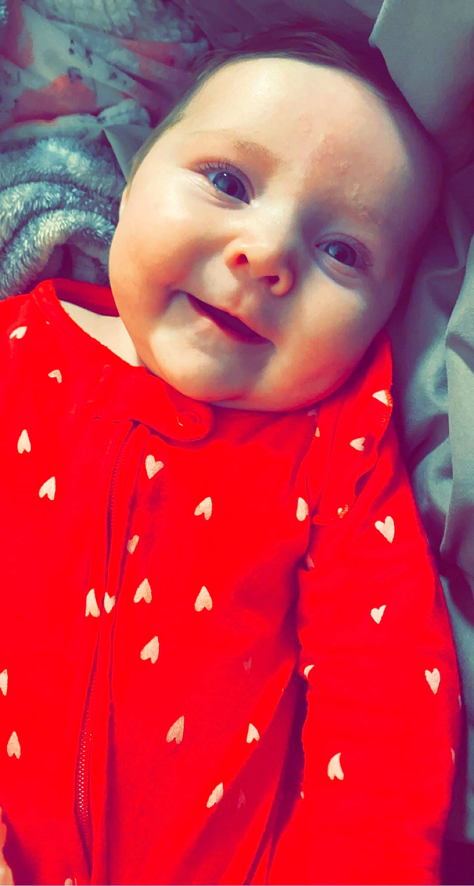 Blakelynn joined the competition — help win amazing prizes! baby, baby_toddler_clothing, cheek, chin, collar, dress, face, happy, head, human_body, joy, lip, mouth, nose, outerwear, person, pink, skin, sleeve, smile