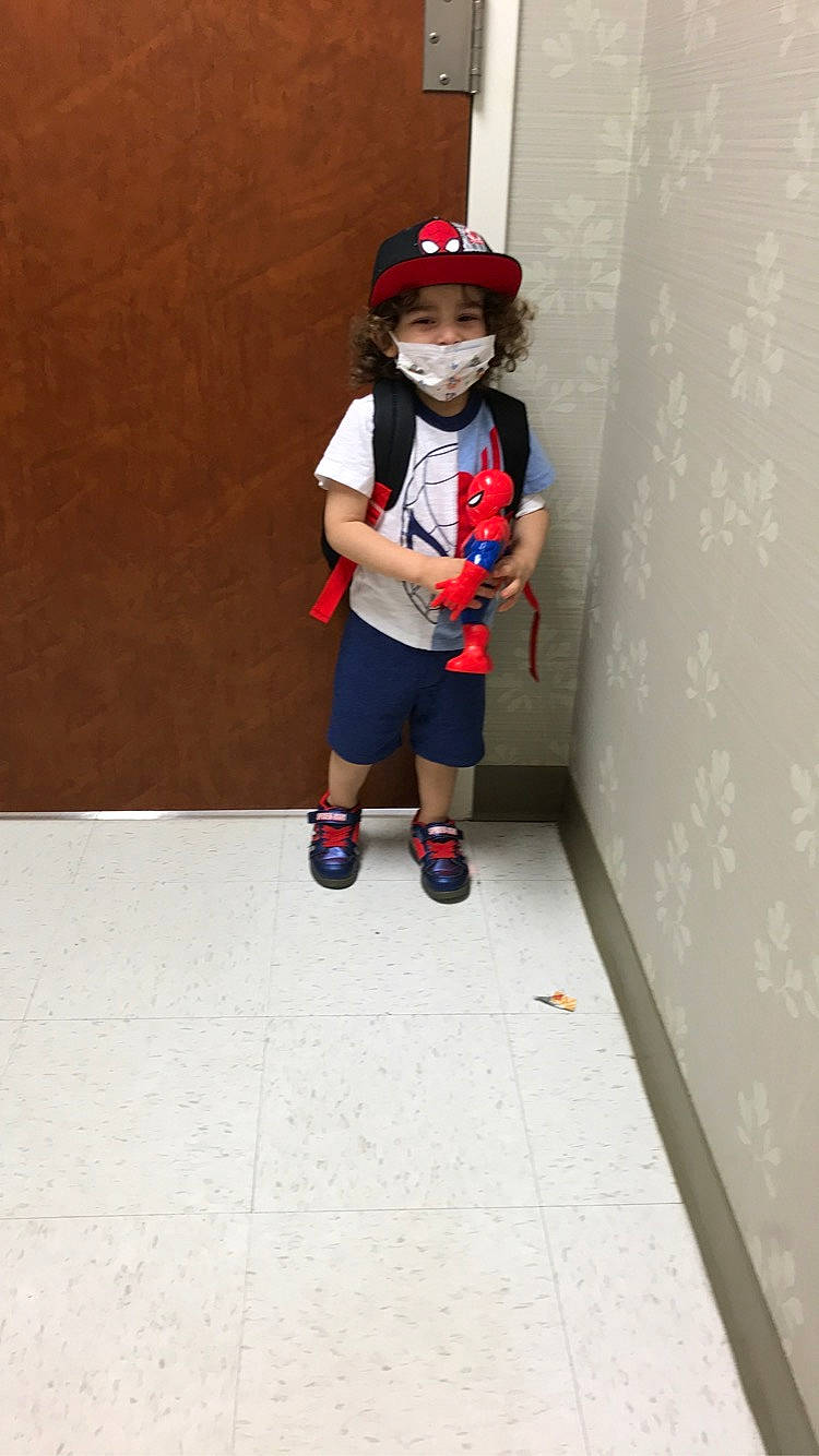 Jaydon is registered to the contest to win money with this photo: child, fun, headwear, person, toddler