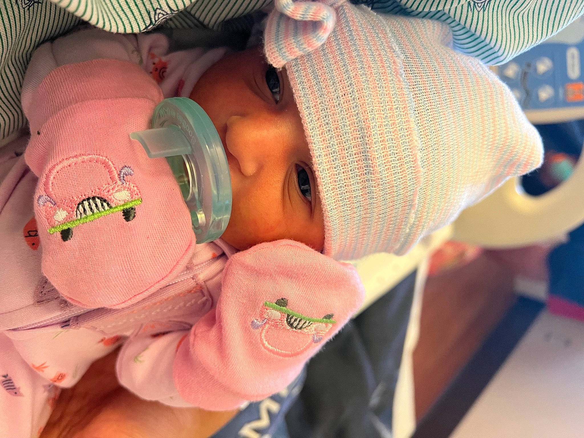 Tahani Demolle joined the competition — help win amazing prizes! baby, baby_products, baby_toddler_clothing, cap, carmine, cheek, child, comfort, eye, eyelash, fashion_accessory, hat, head, headgear, headwear, lip, mouth, nail, person, skin