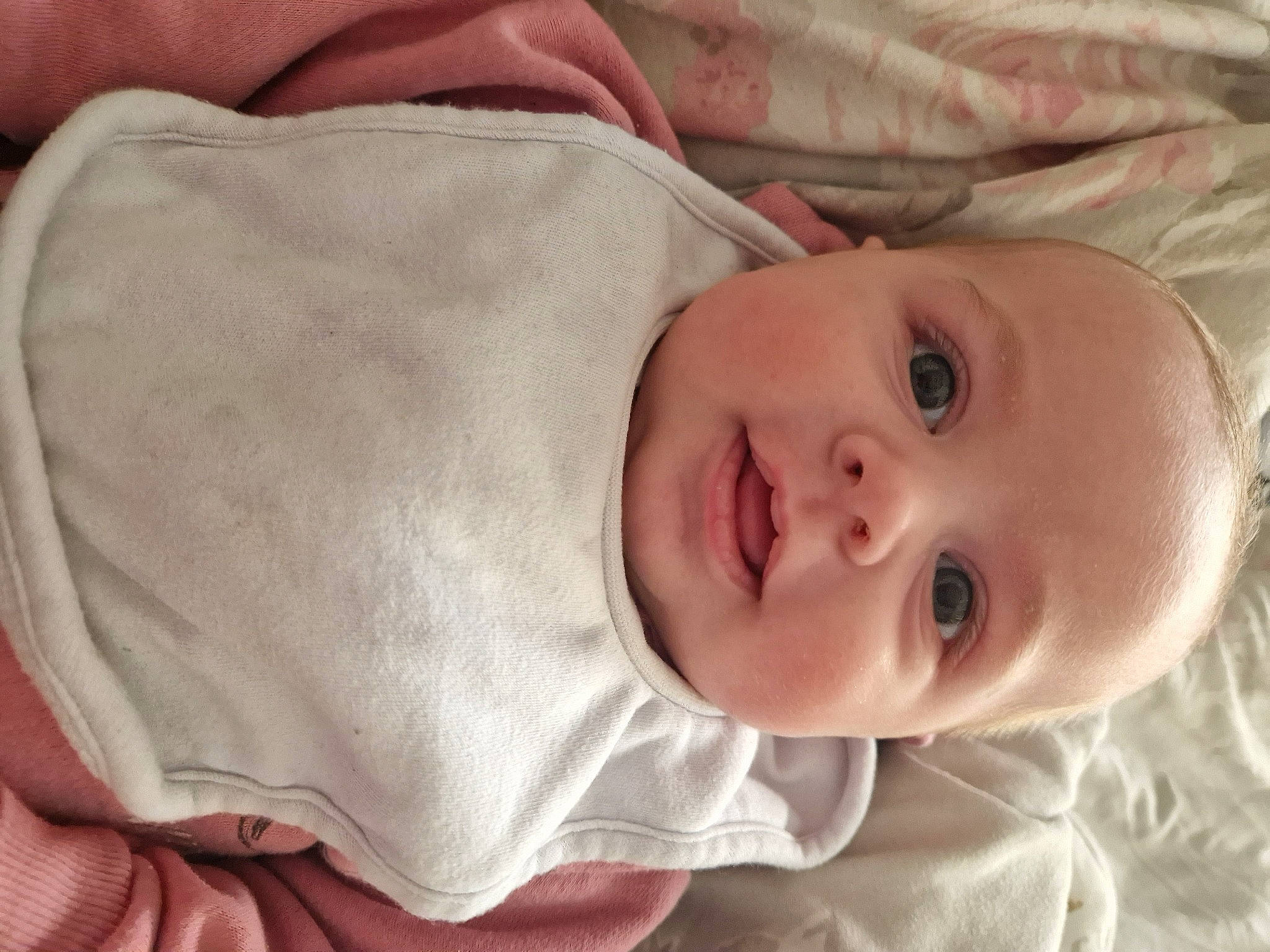 Ellie joined the competition — help win amazing prizes! baby, baby_toddler_clothing, cheek, child, comfort, eye, eyebrow, face, happy, hat, headgear, iris, lip, mouth, nose, person, skin, sleeve, smile, toddler