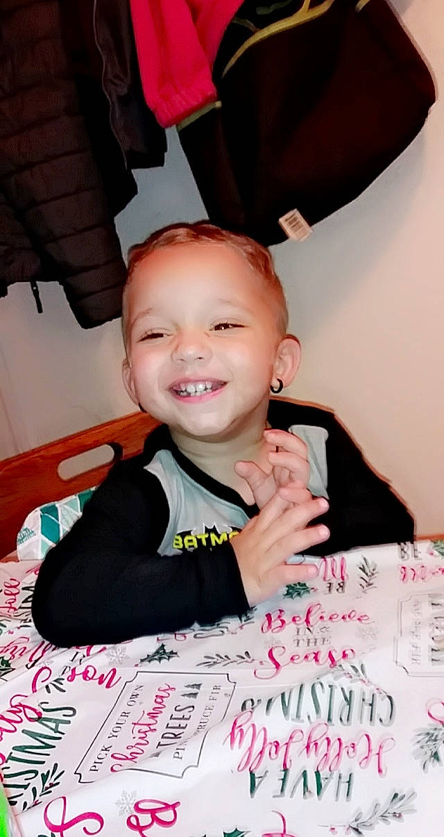 Day'Vonn joined the competition — help win amazing prizes! baby, baby_laughing, baby_toddler_clothing, cheek, child, happy, humour, joy, laugh, linens, person, toddler, tooth