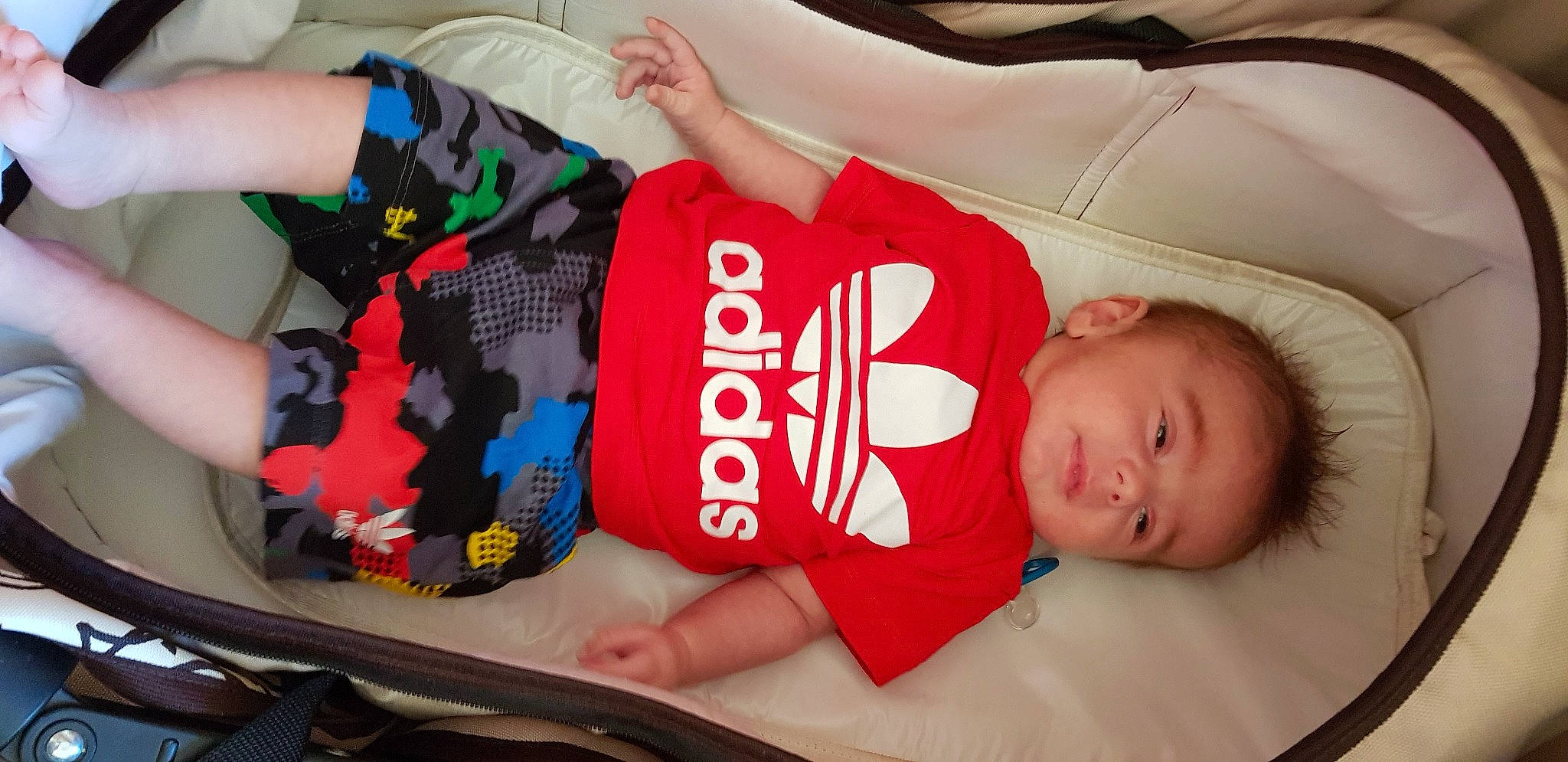 Negan participe au concours pour gagner de l'argent avec cette photo : baby, child, person, product, toddler