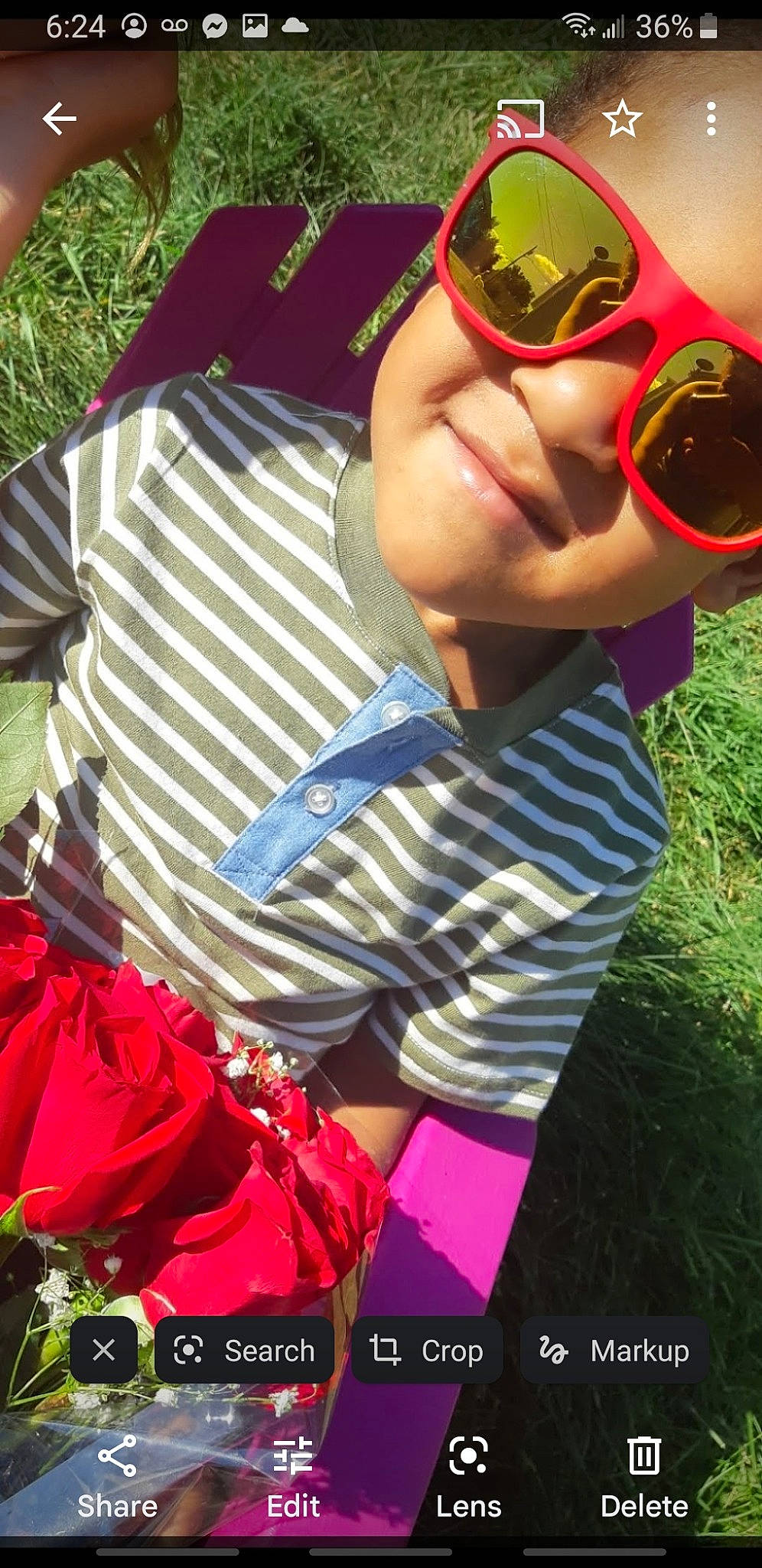 Lennon joined the competition — help win amazing prizes! camera, cameras_optics, event, eyewear, fun, grass, green, happy, hat, leisure, light, magenta, person, personal_protective_equipment, petal, pink, plant, recreation, red, t_shirt