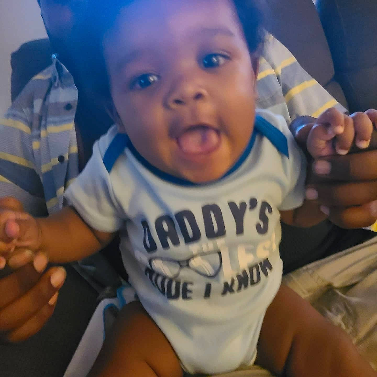 Jamal joined the competition — help win amazing prizes! baby, cheek, child, cool, eating, eye, face, finger, fun, gesture, hand, happy, head, nose, person, smile, t_shirt, thumb, toddler