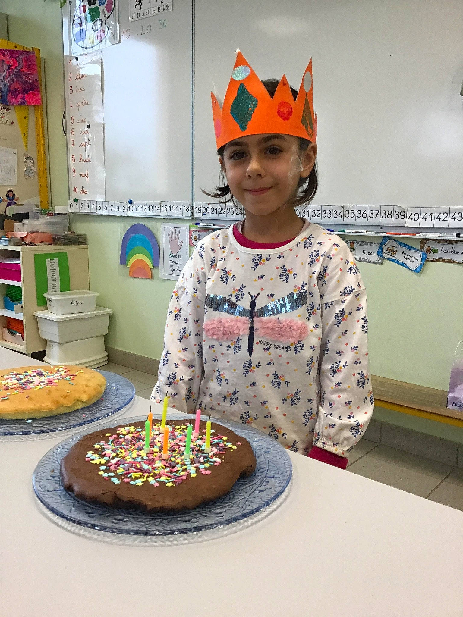 Océane participe au concours pour gagner de l'argent avec cette photo : baked_goods, baking, birthday_cake, cake, cake_decorating, cooking, cuisine, dessert, dish, event, food, hat, headwear, ingredient, joy, person, plate, recipe, smile, sugar_cake